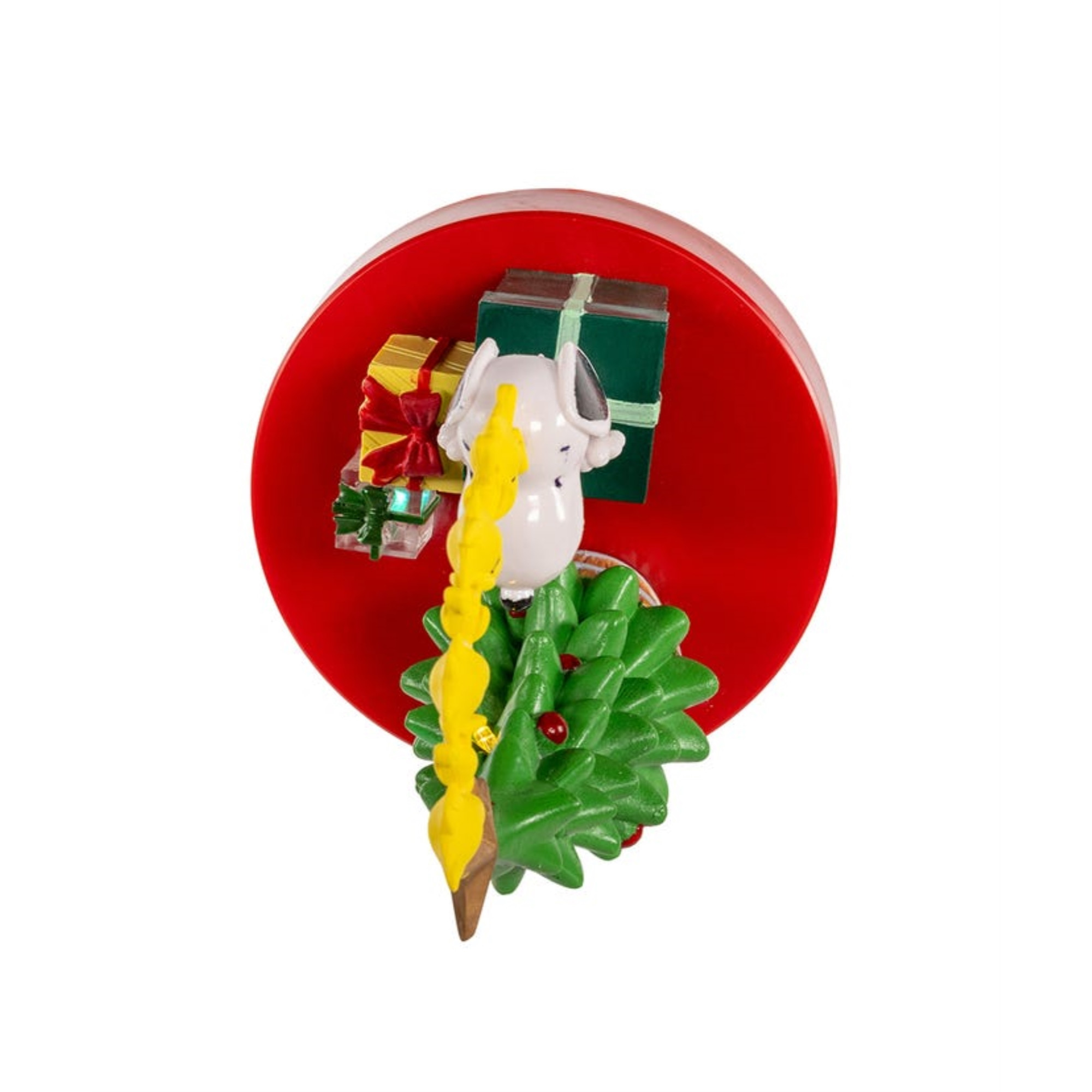 Kurt Adler Light Up Musical Tabletop Figurine, Peanuts Snoopy & Woodstock