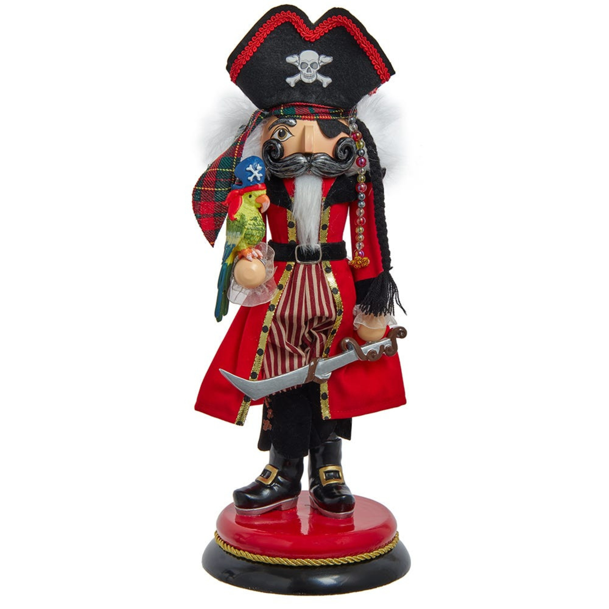 Kurt Adler Wooden Hollywood Nutcrackers Collection, Pirate, 15"