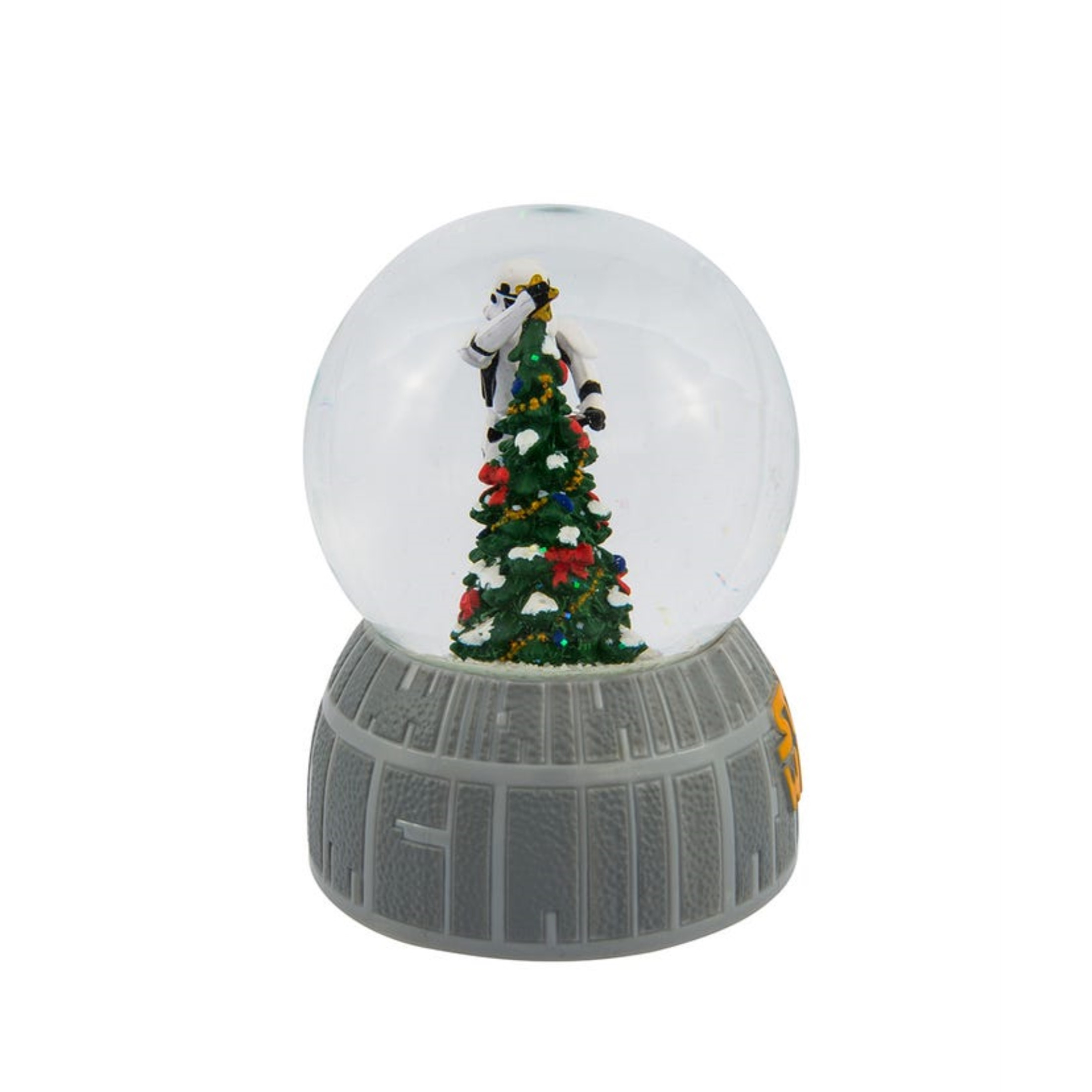 Kurt Adler Wind-Up Musical Storm Trooper Decorating Christmas Tree "Jingle Bells" Water Globe