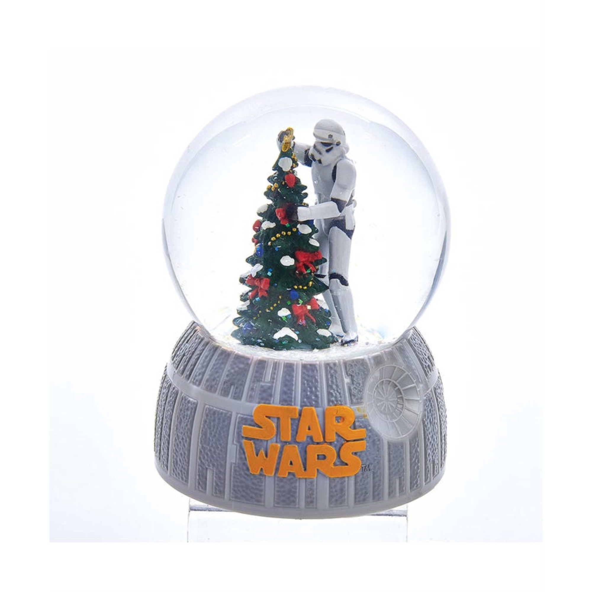 Kurt Adler Musical Star Wars Snow Globe, “Jingle Bells,” Storm Trooper