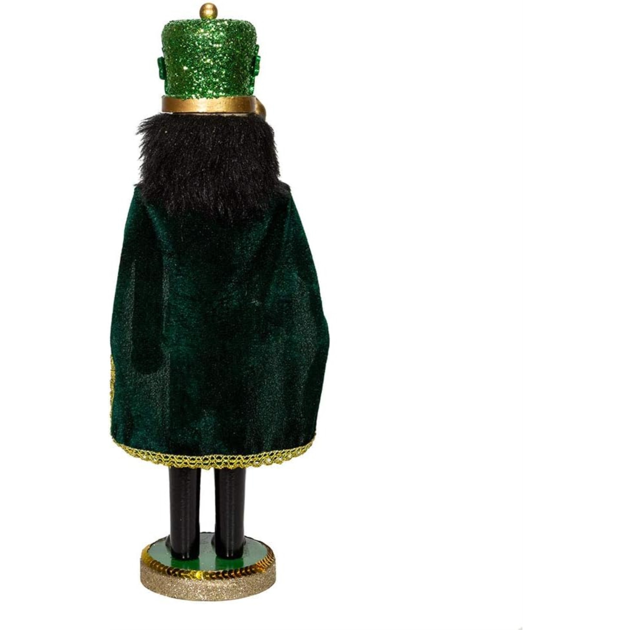 Kurt Adler Wooden Nutcrackers, Irish Nutcracker with Cape, 15"