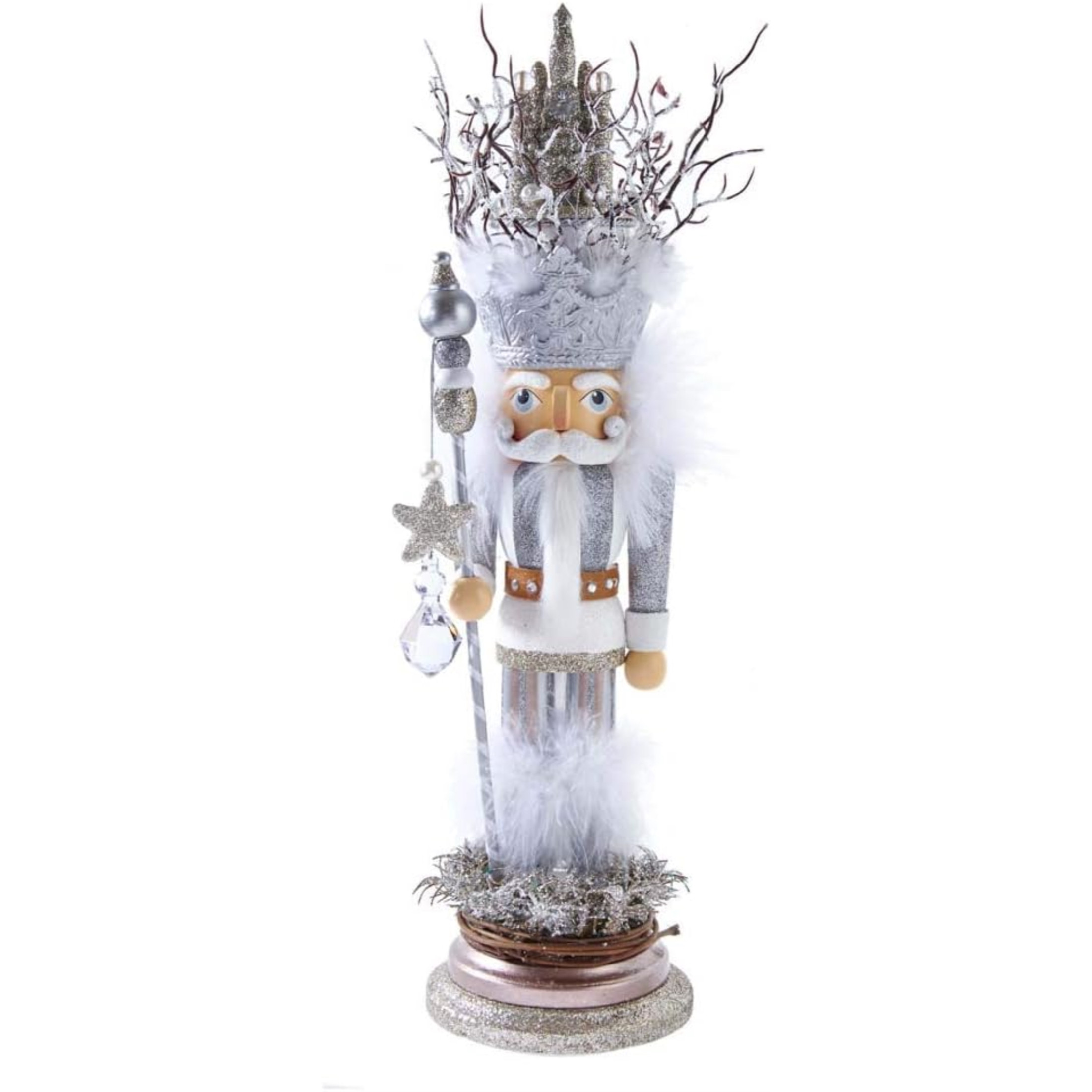 Kurt Adler Hollywood Wooden Nutcracker Collection, Castle King, 17.5"