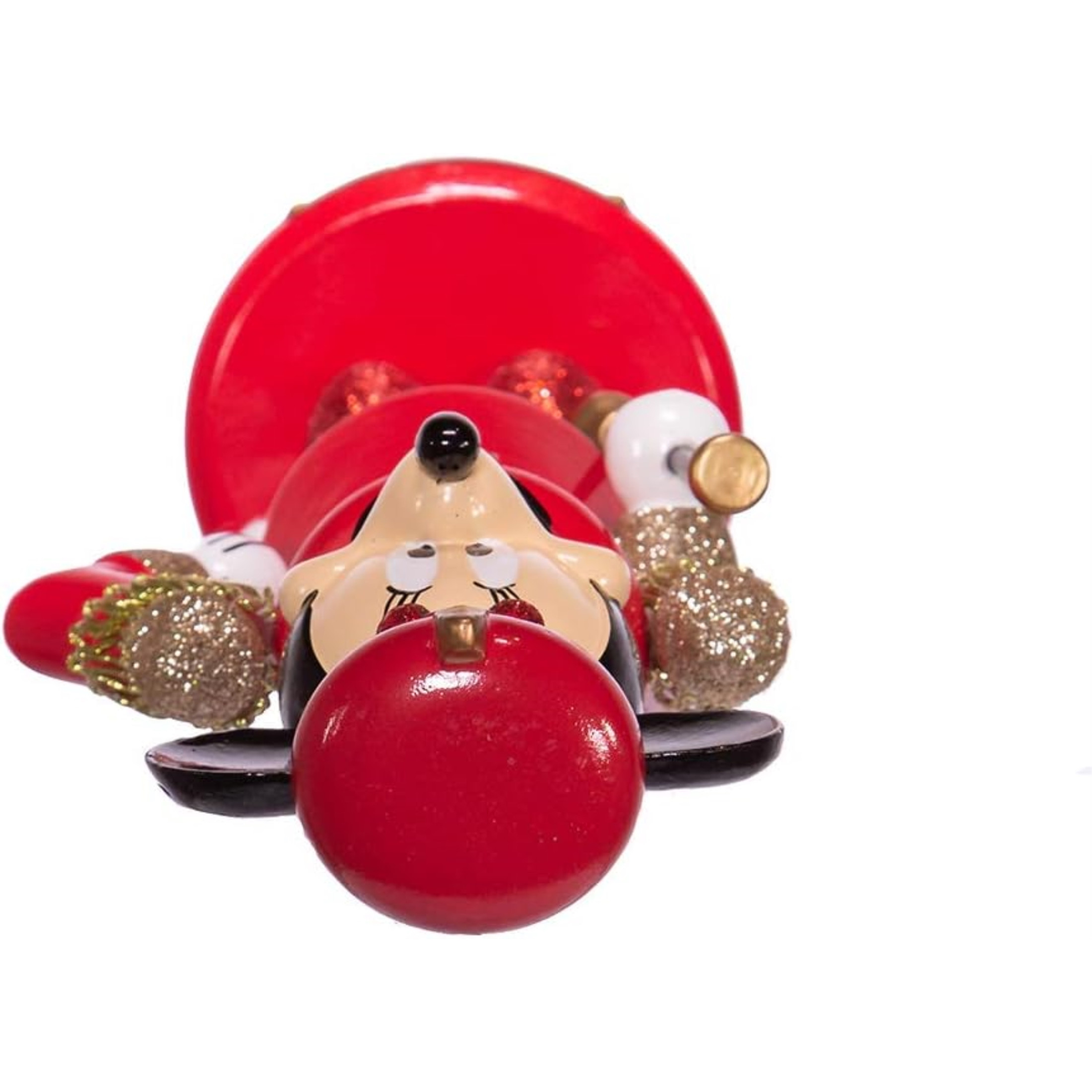 Kurt Adler Wooden Nutcrackers, Minnie Mouse Marching Band Leader, 10"