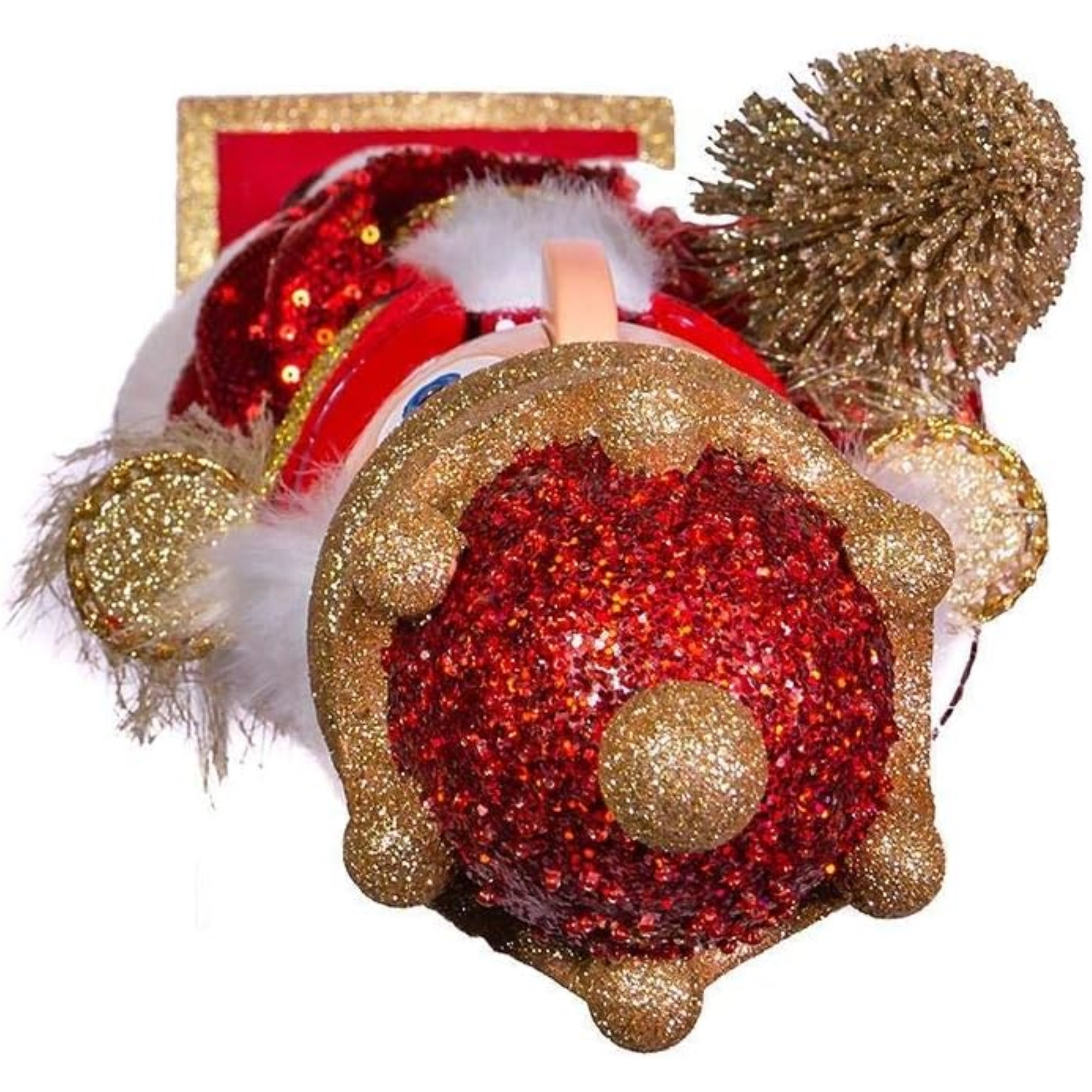 Kurt Adler Wooden Nutcrackers, Red and Gold King, 24"