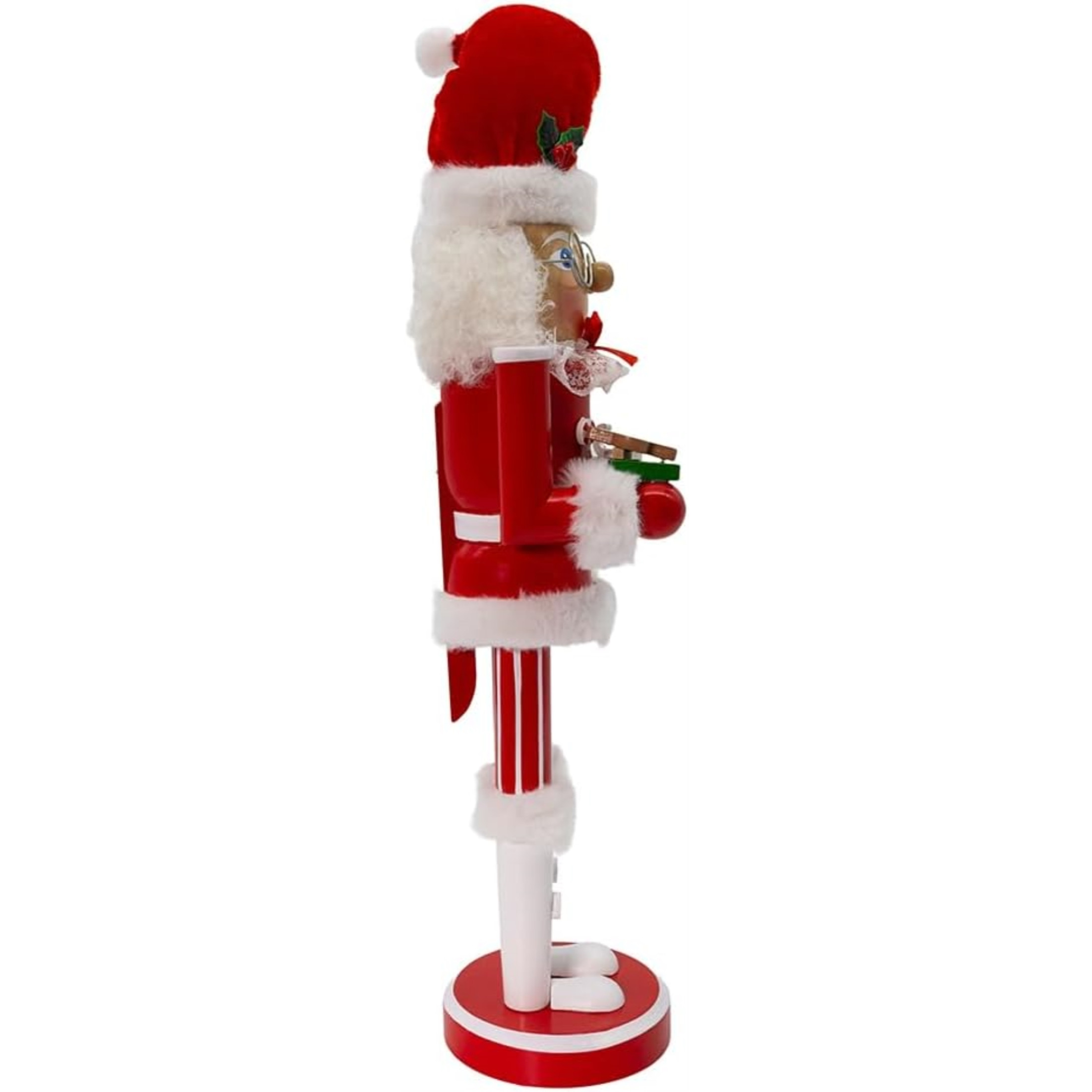 Kurt Adler Wooden Nutcrackers, Mrs. Claus, 15"