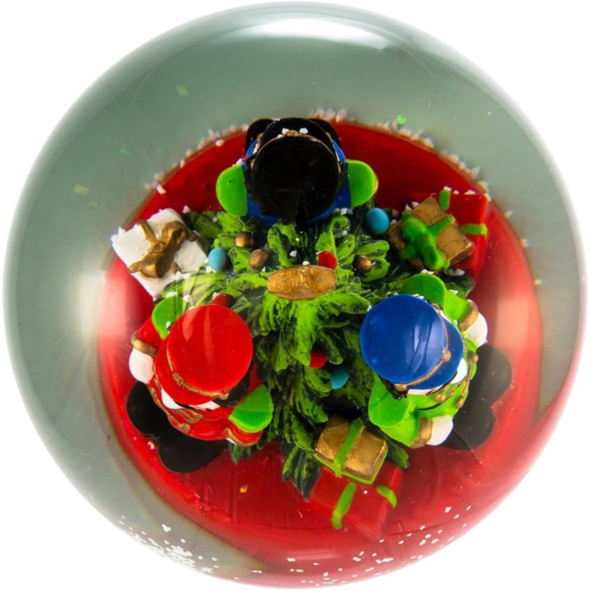 Kurt Adler Wind-Up Musical Snow Globe, "Silent Night", Nutcracker, 4in