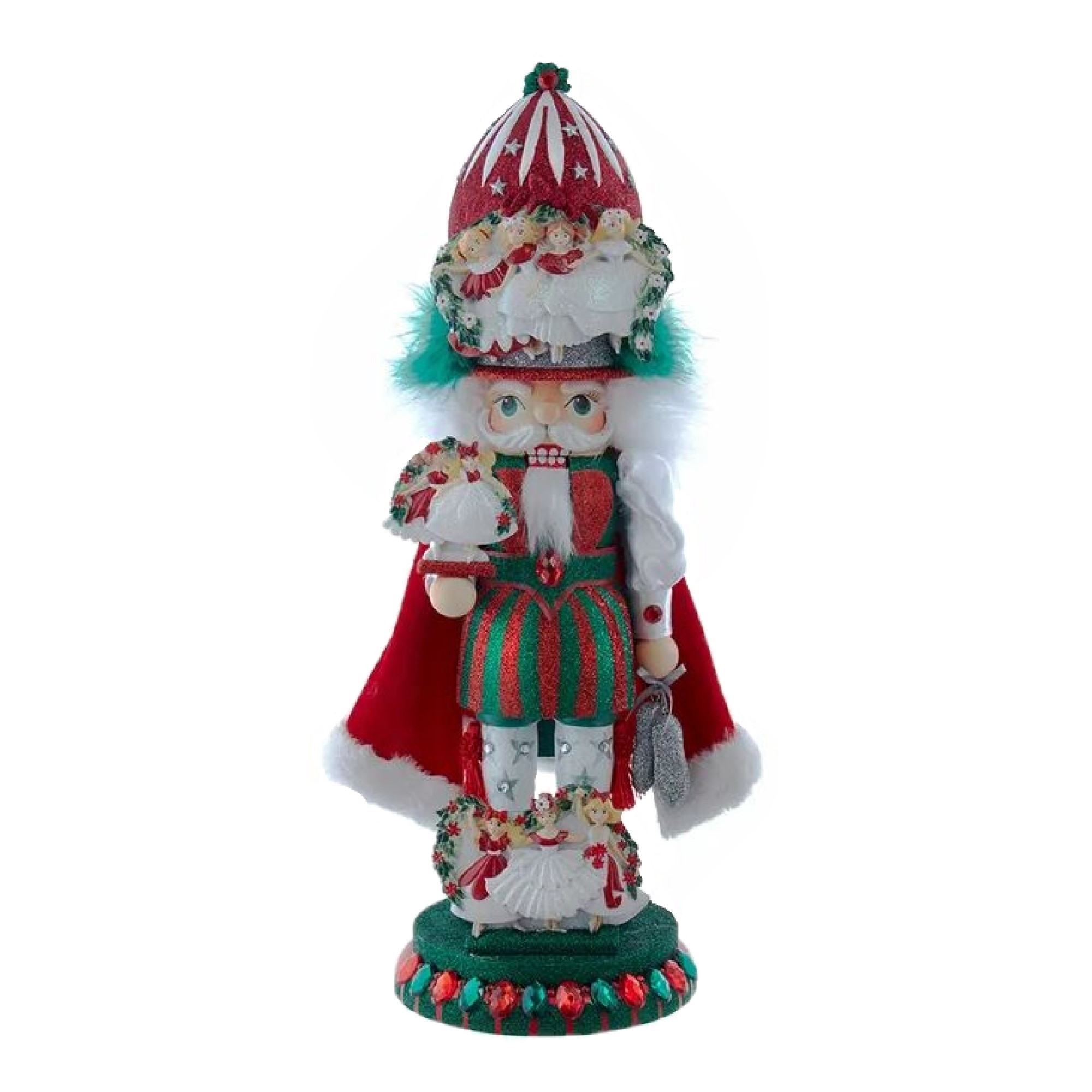 Kurt Adler Wooden Hollywood Nutcracker, 9 Ladies Dancing (9th in