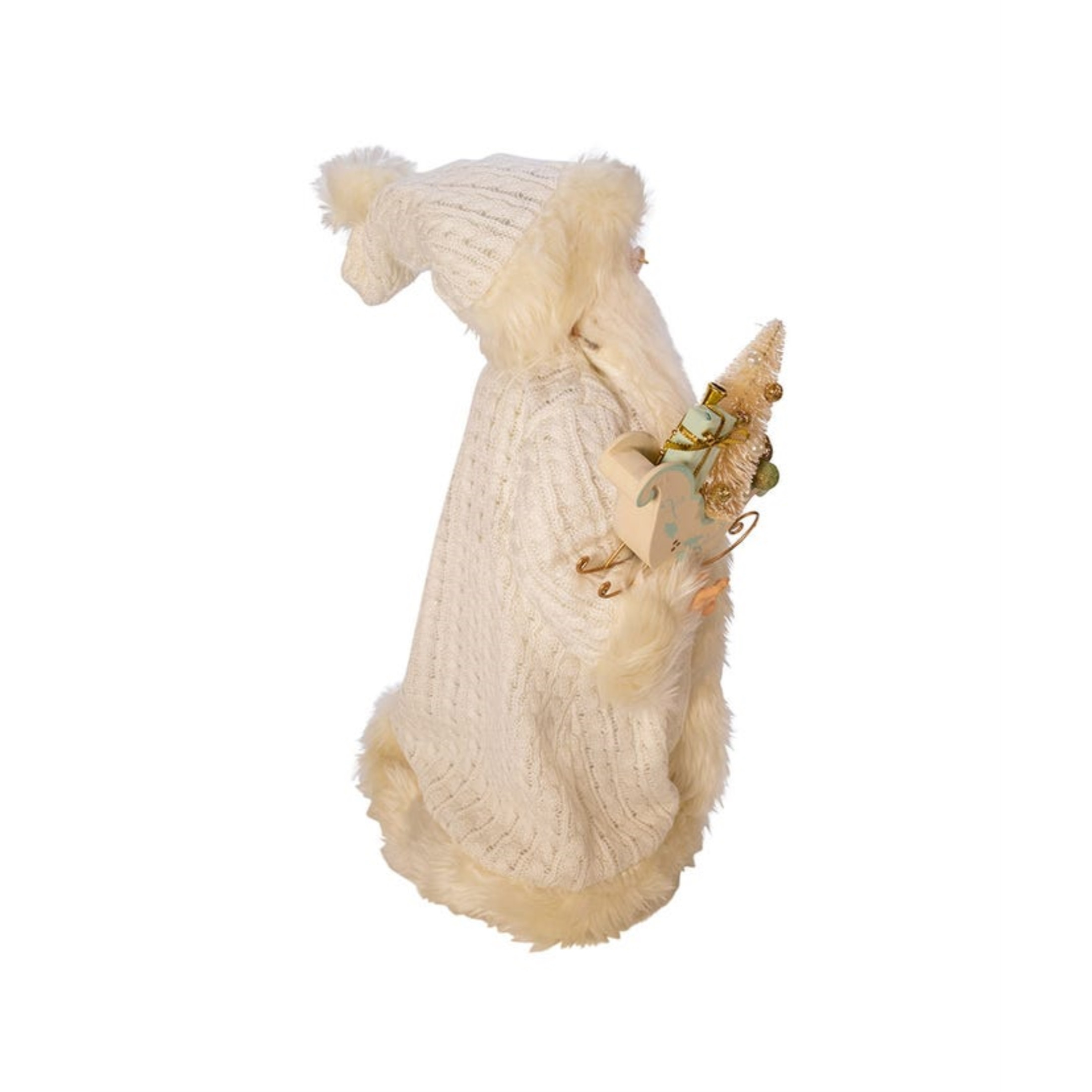 Kurt Adler Kringle Claus Collection Winter White Santa, 18"
