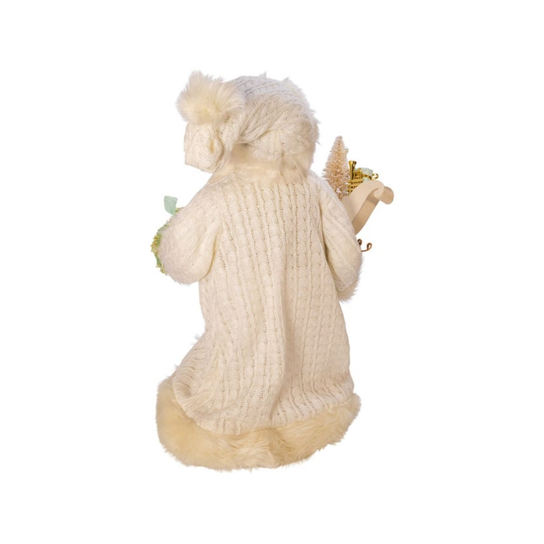 Kurt Adler Kringle Claus Collection Winter White Santa, 18"