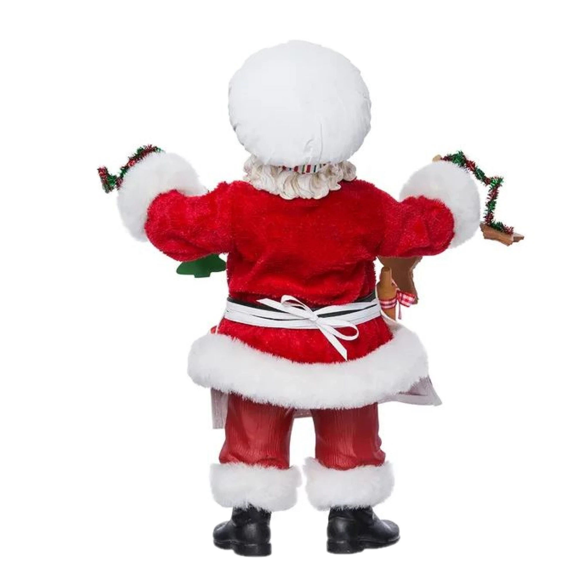 Kurt Adler Fabriche Christmas Figurine Collection, Baker Santa, 12in
