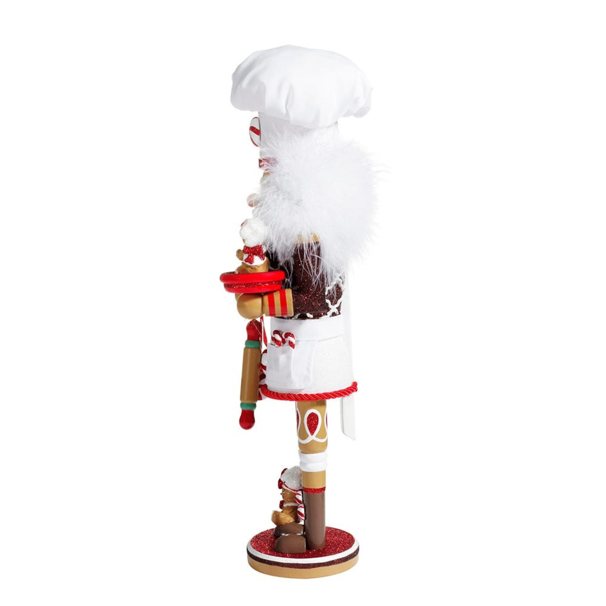 Kurt Adler Hollywood Nutcrackers Collection, Wooden Gingerbread Chef, 15.5"