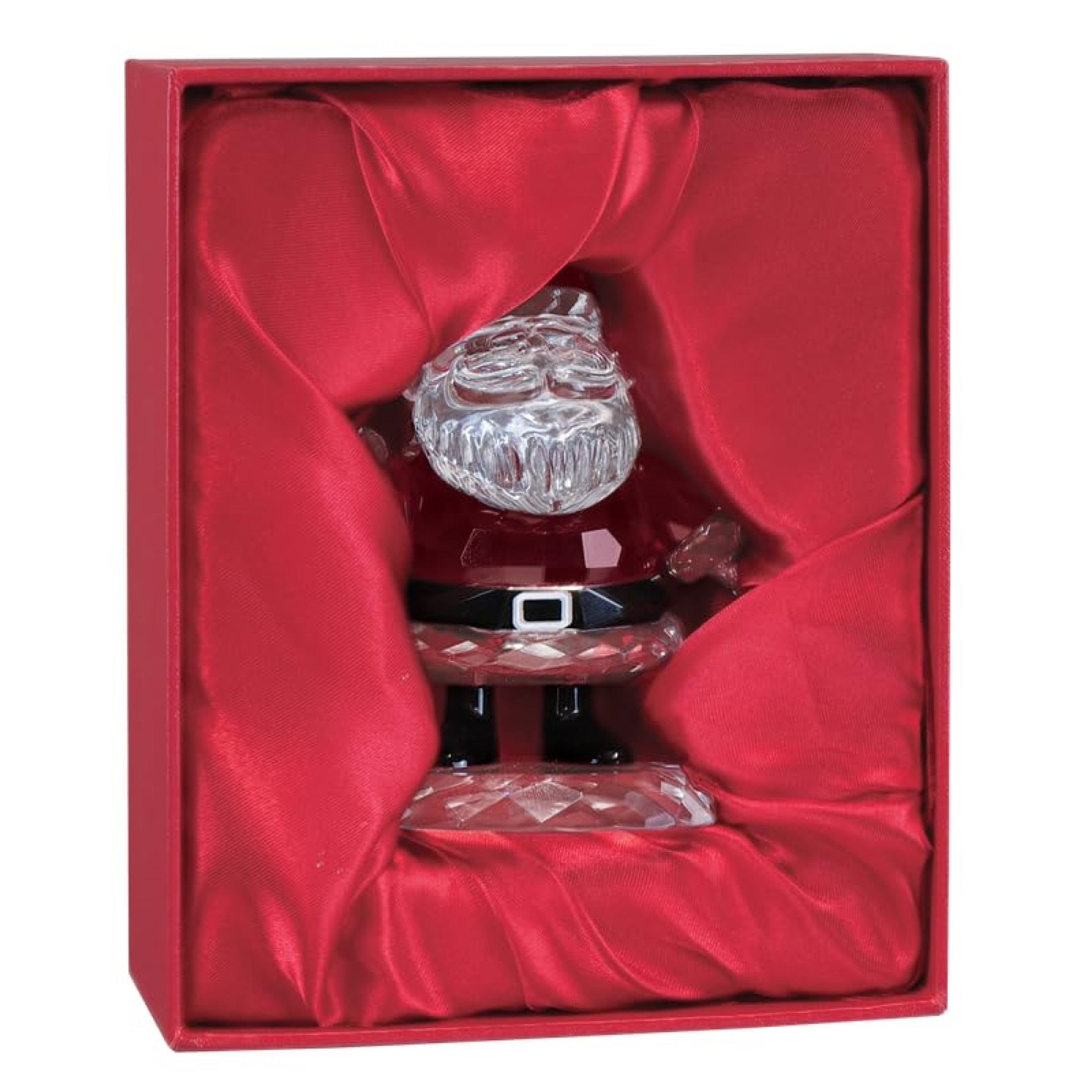 Old World Christmas Crystal Figurine for Holiday Decor, Santa Claus