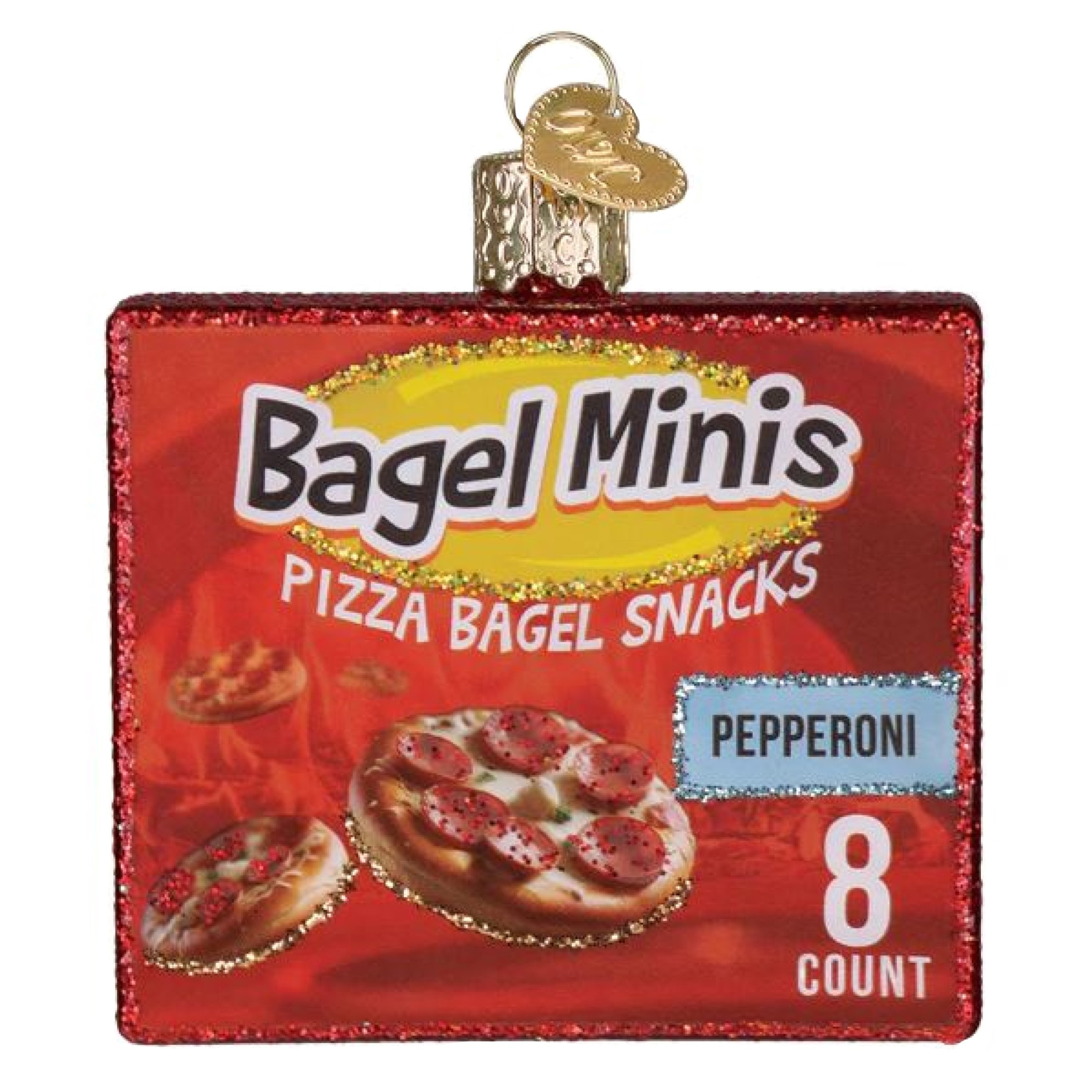 Old World Christmas Blown Glass Ornament for Christmas Tree, Bagel Minis