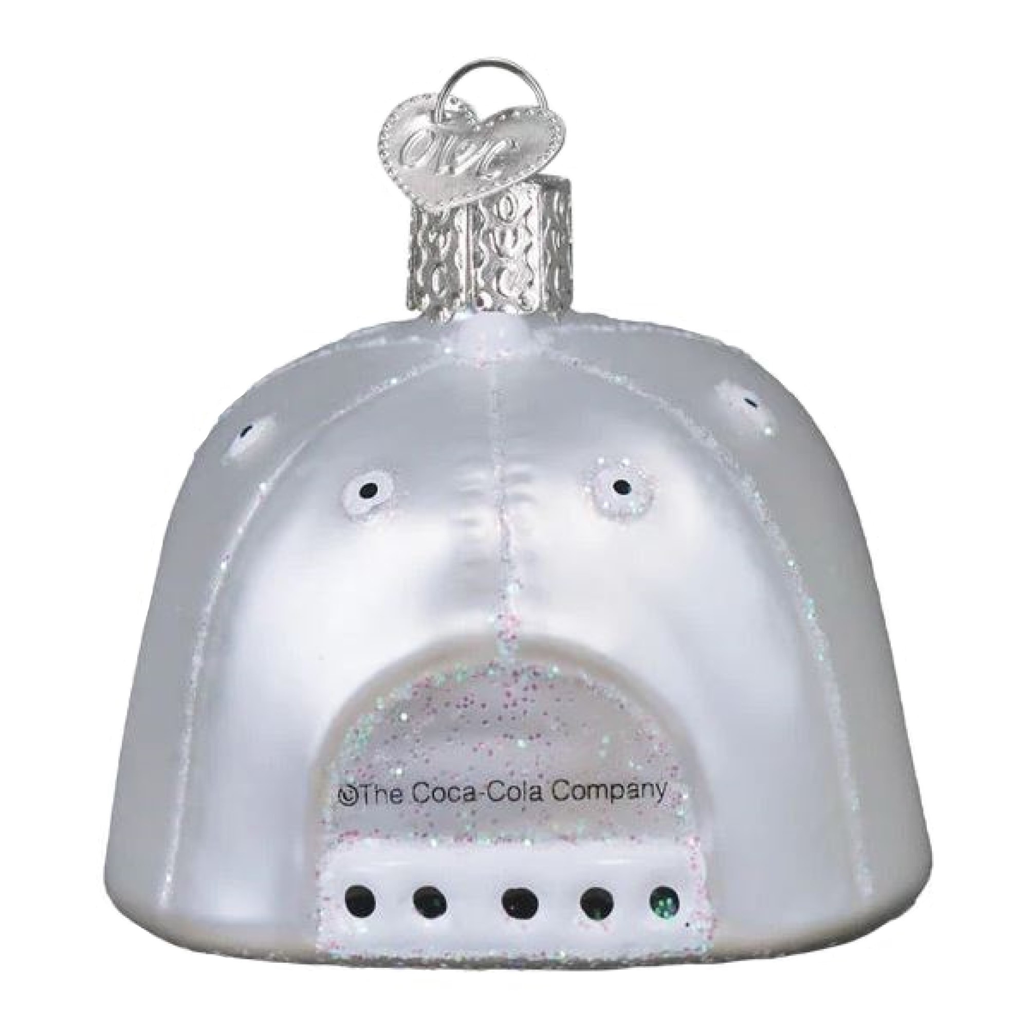 Old World Christmas Blown Glass Ornament for Christmas Tree, Diet Coke Baseball Cap