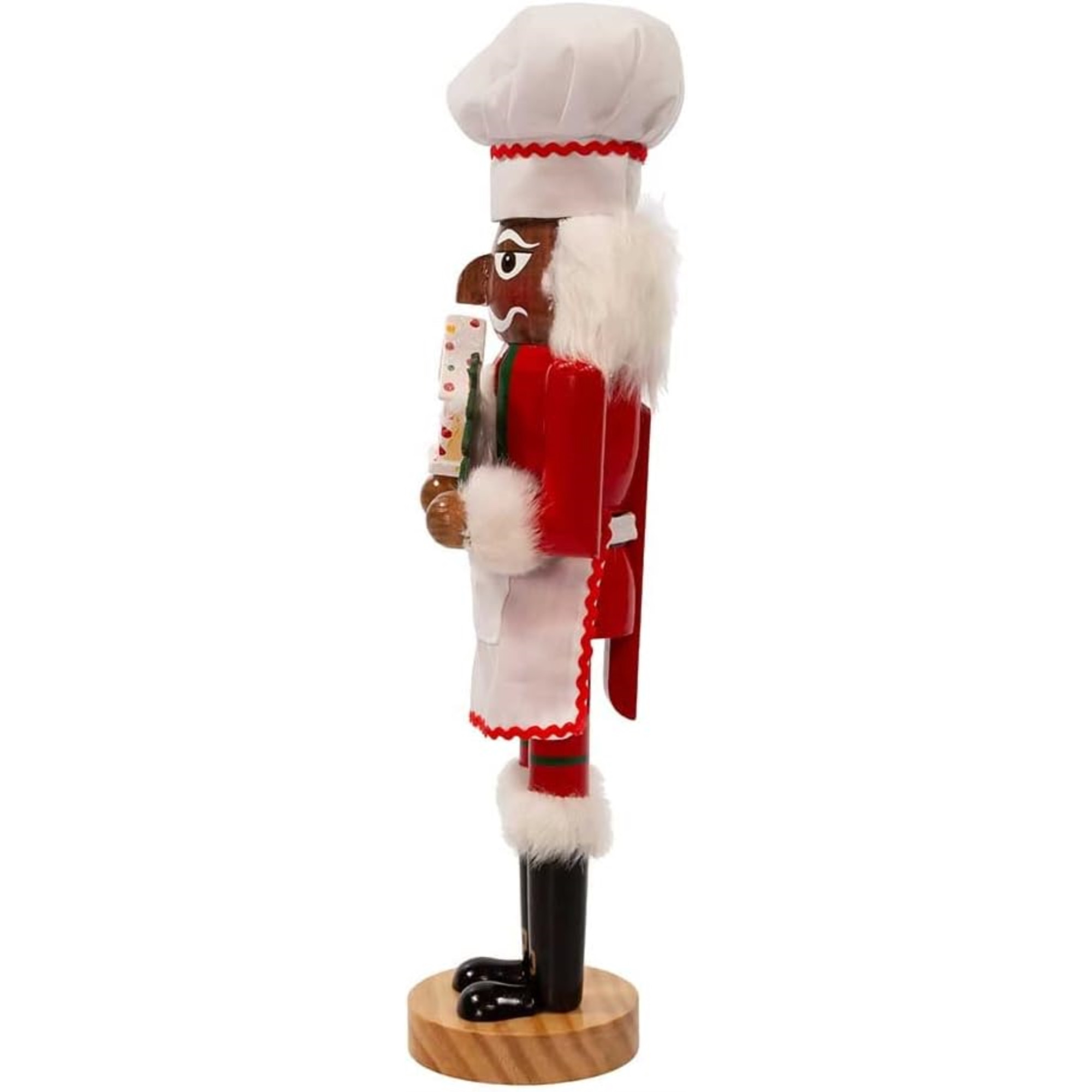 Kurt Adler Wooden Nutcracker Collection, African American Chef, 15"