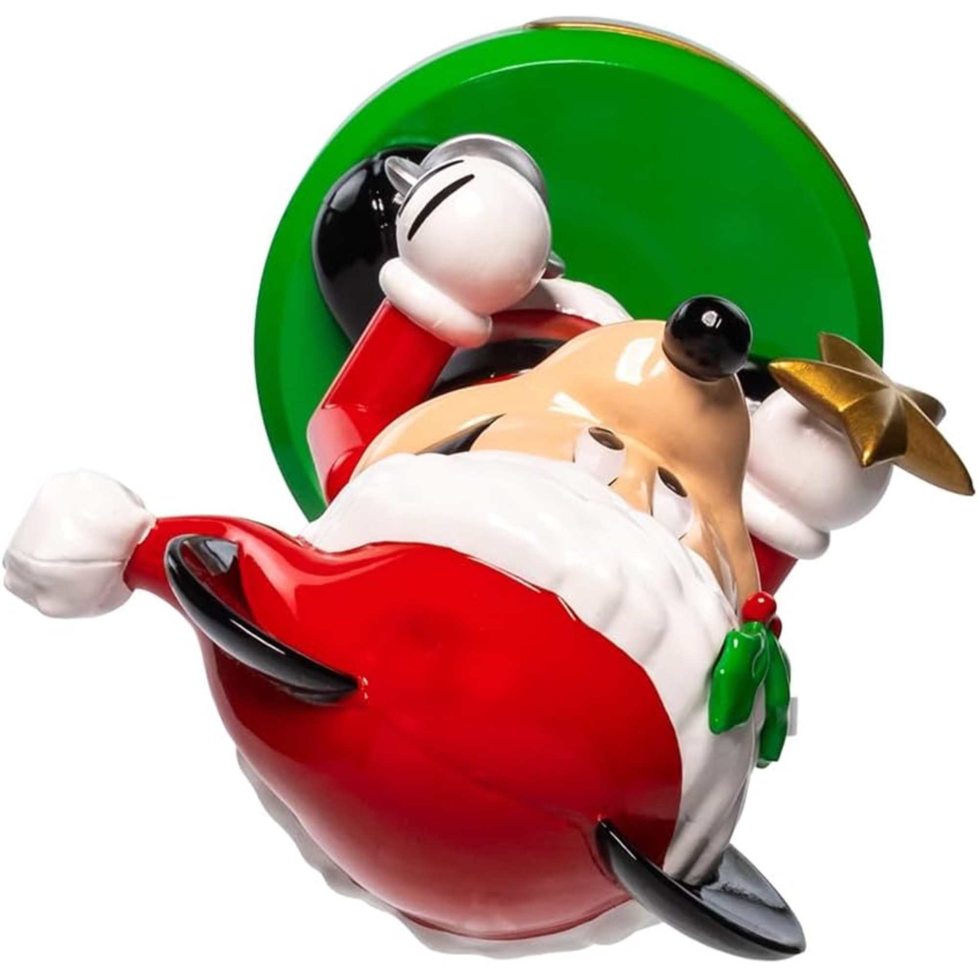 Kurt Adler Plastic Nutcrackers, Mickey Mouse Holding Gold Star & Silver Disney Ornament, 6"