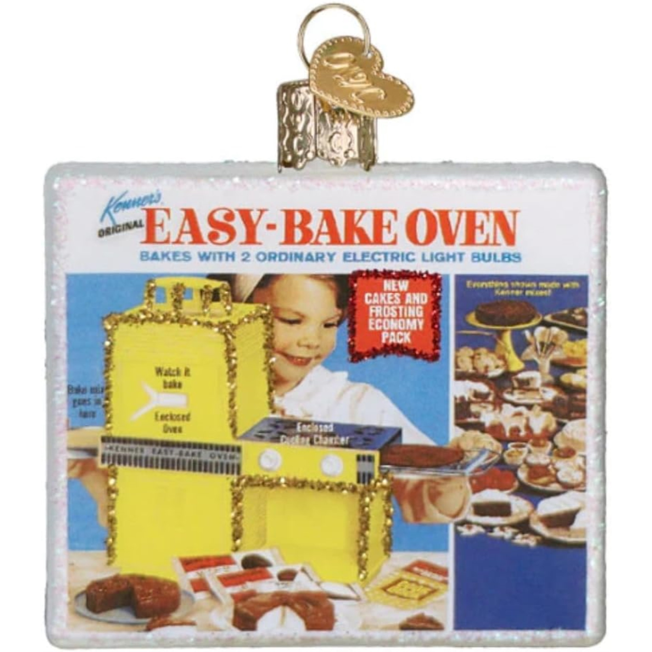 Old World Christmas Blown Glass Ornament for Christmas Tree, Easy Bake Oven