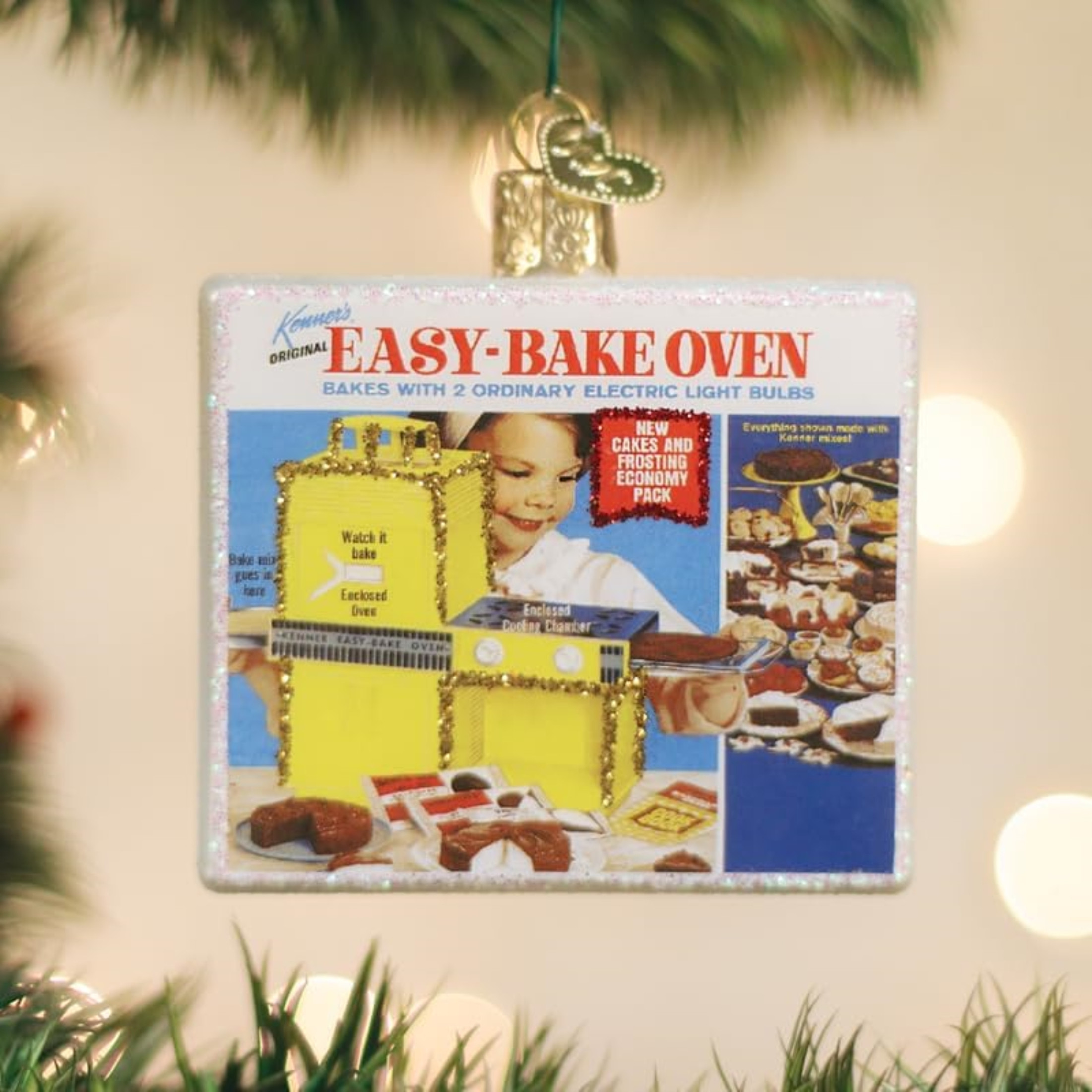 Old World Christmas Blown Glass Ornament for Christmas Tree, Easy Bake Oven
