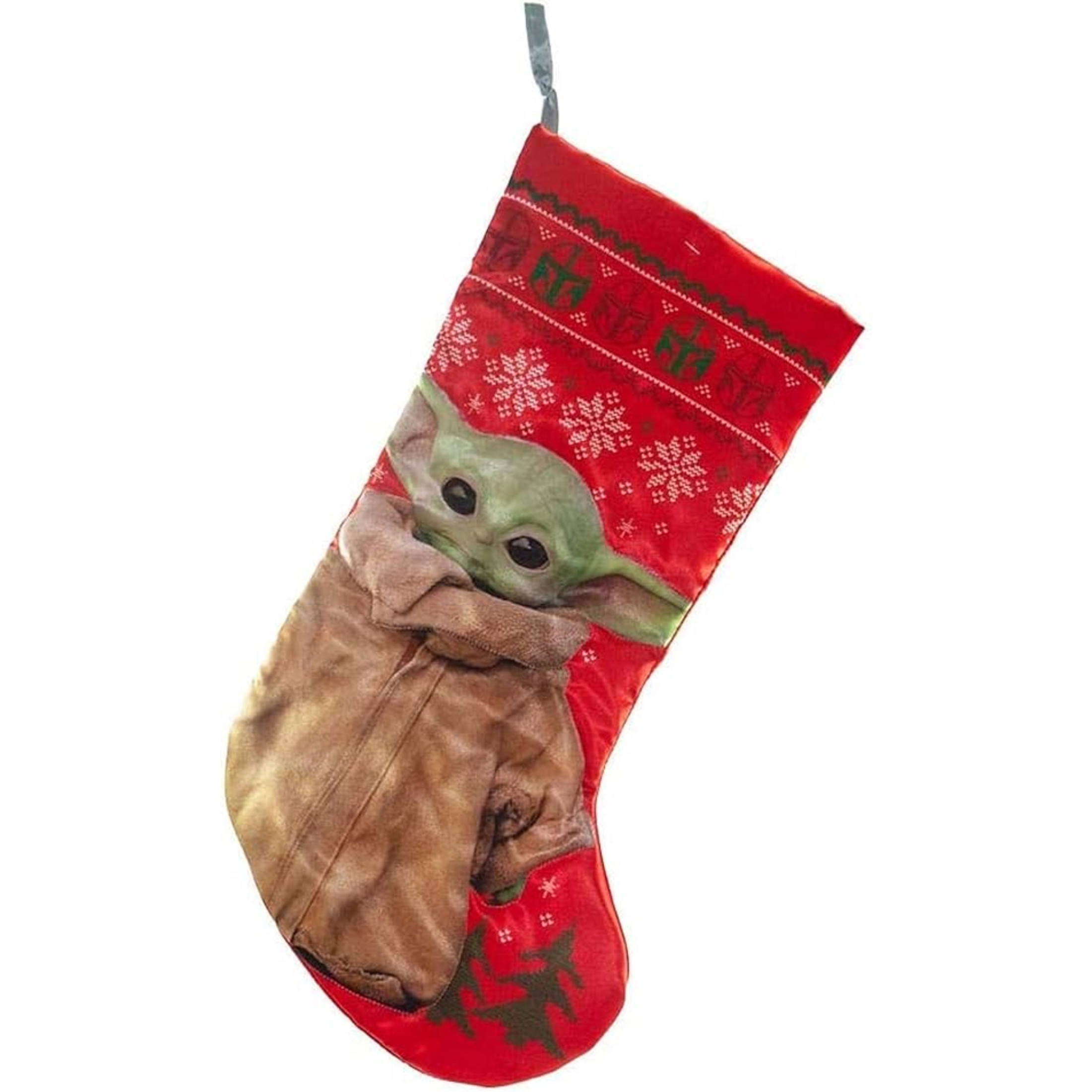 Kurt Adler Christmas Stocking, Printed Star Wars "The Child" Baby Yoda, 19"