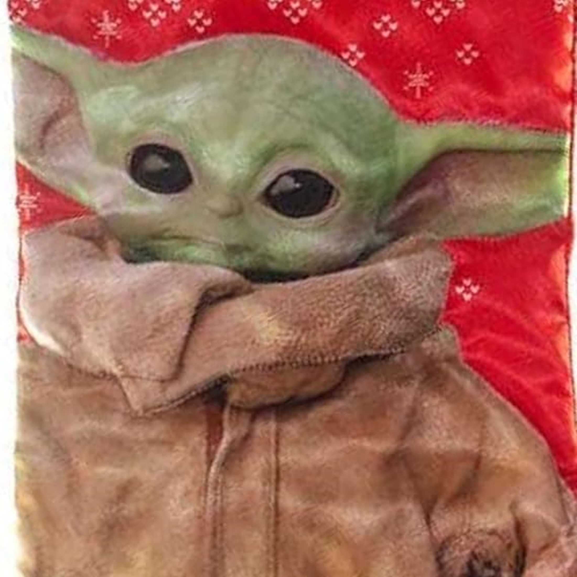 Kurt Adler Christmas Stocking, Printed Star Wars "The Child" Baby Yoda, 19"