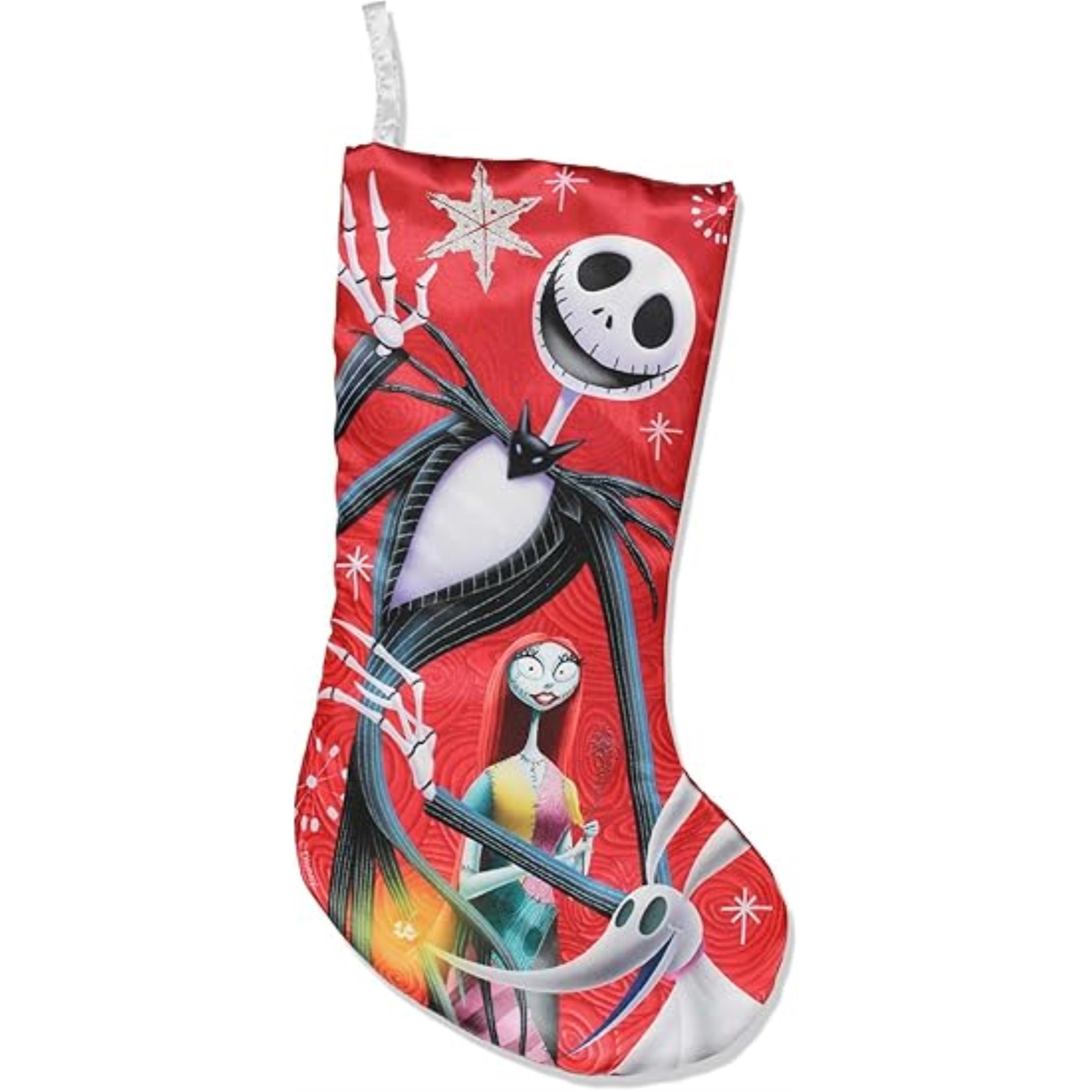 Kurt Adler Christmas Stocking, The Nightmare Before Christmas Jack and Sally, 19"