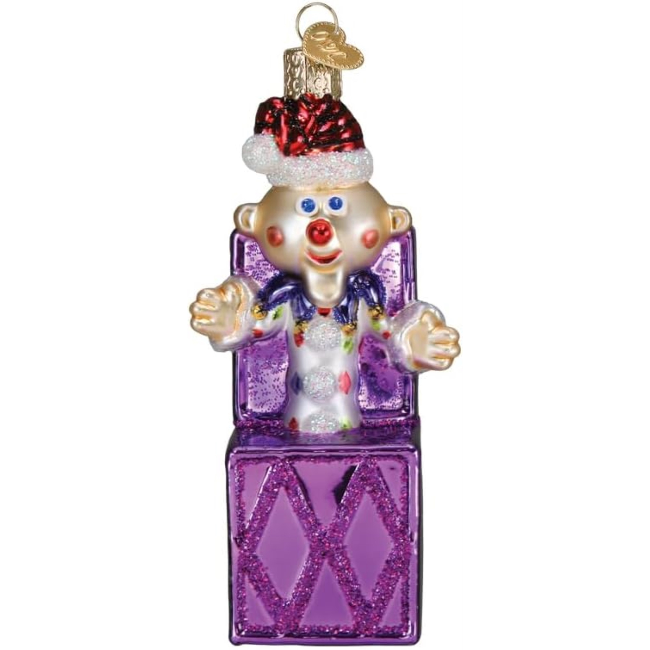 Old World Christmas Blown Glass Ornament for Christmas Tree, Charlie in the Box