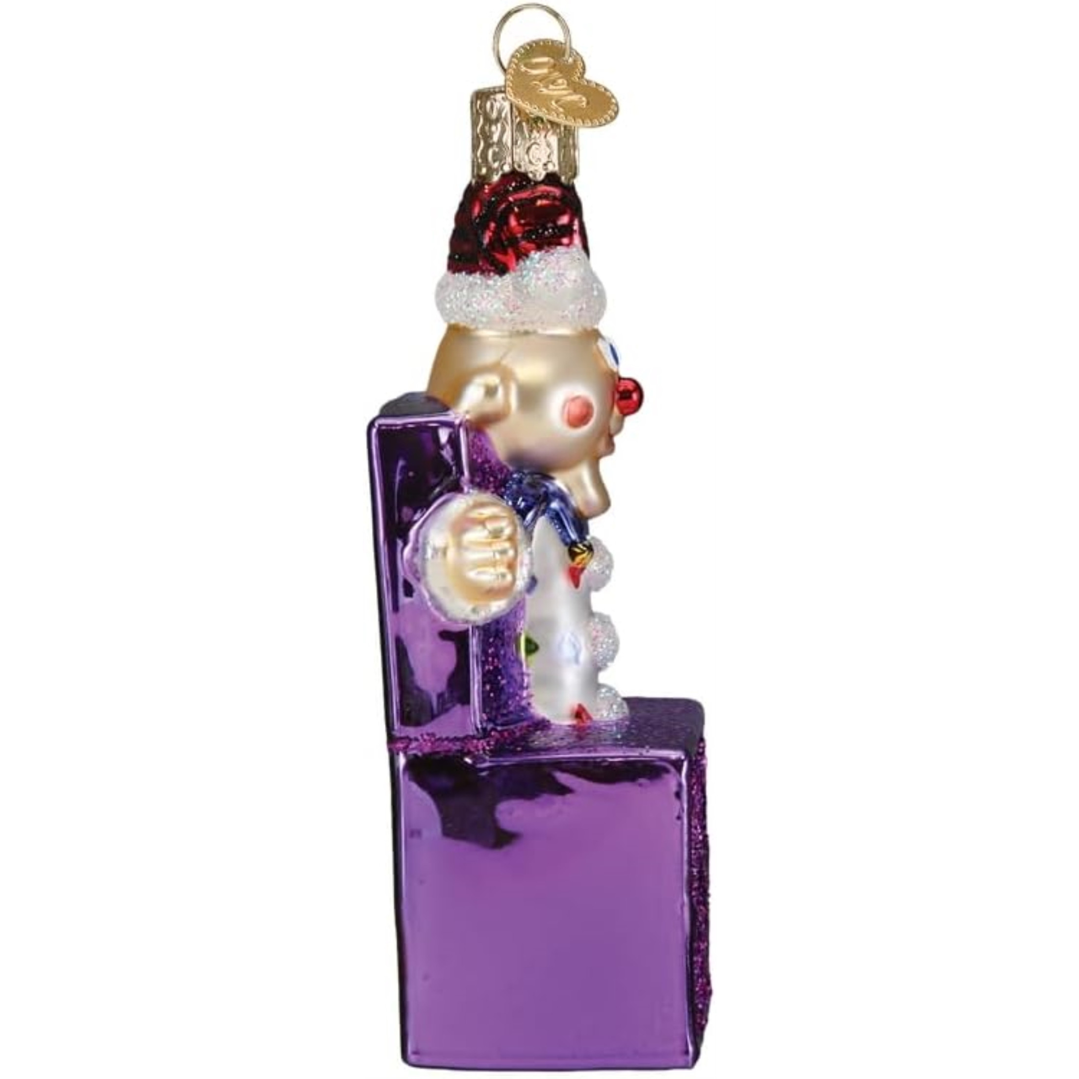 Old World Christmas Blown Glass Ornament for Christmas Tree, Charlie in the Box