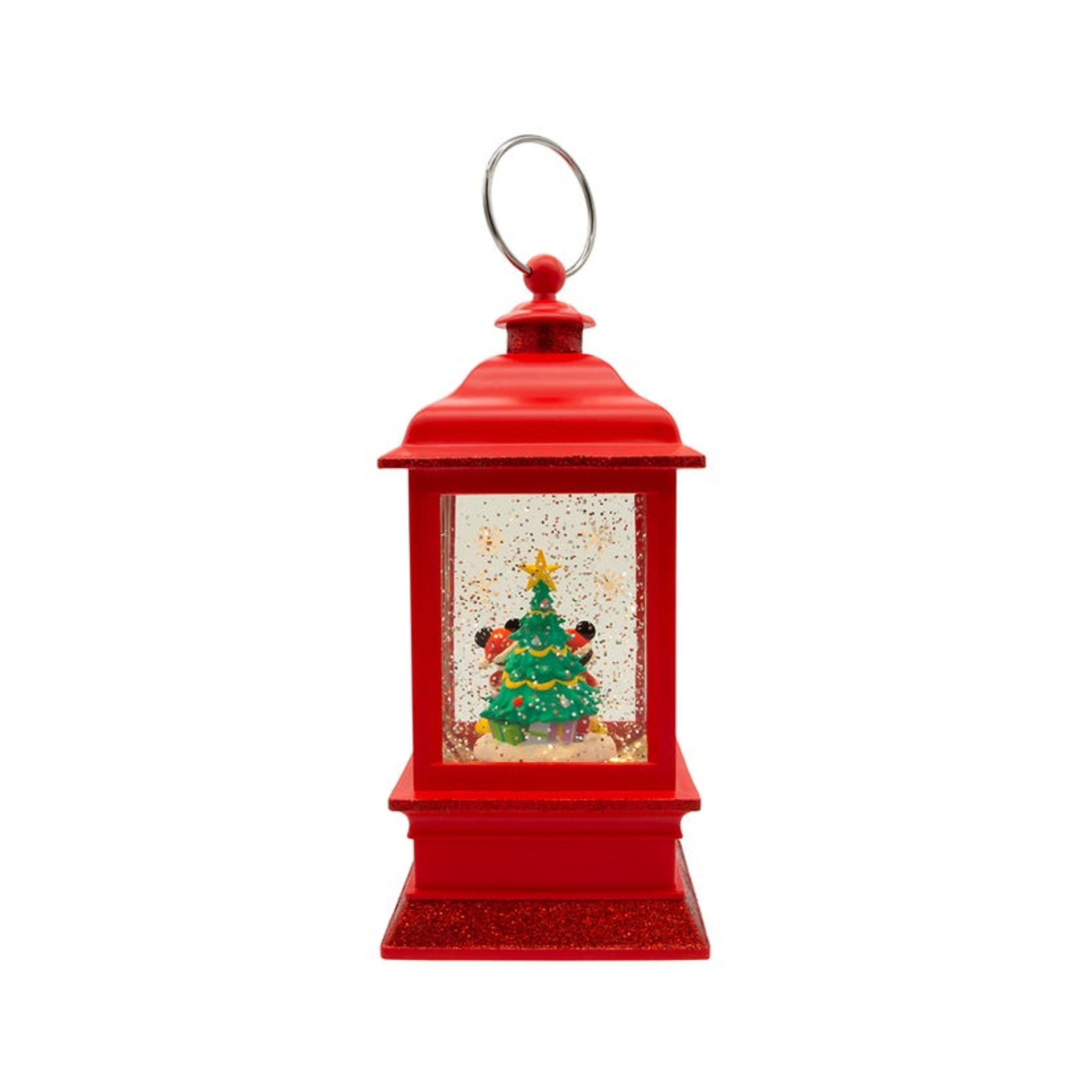 Kurt Adler Battery Operated Disney© Mickey & Minnie Musical Light-Up Lantern, 9"