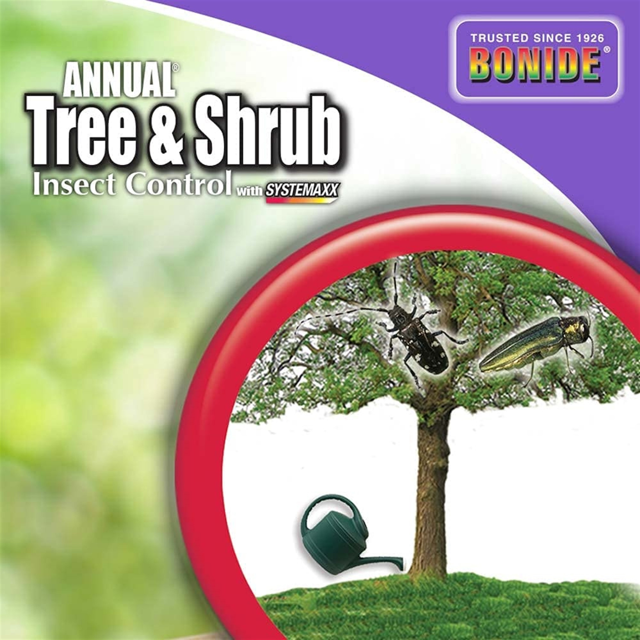 Bonide Annual Tree & Shrub Insect Control with Systemaxx, Year Long Protection, Concentrate