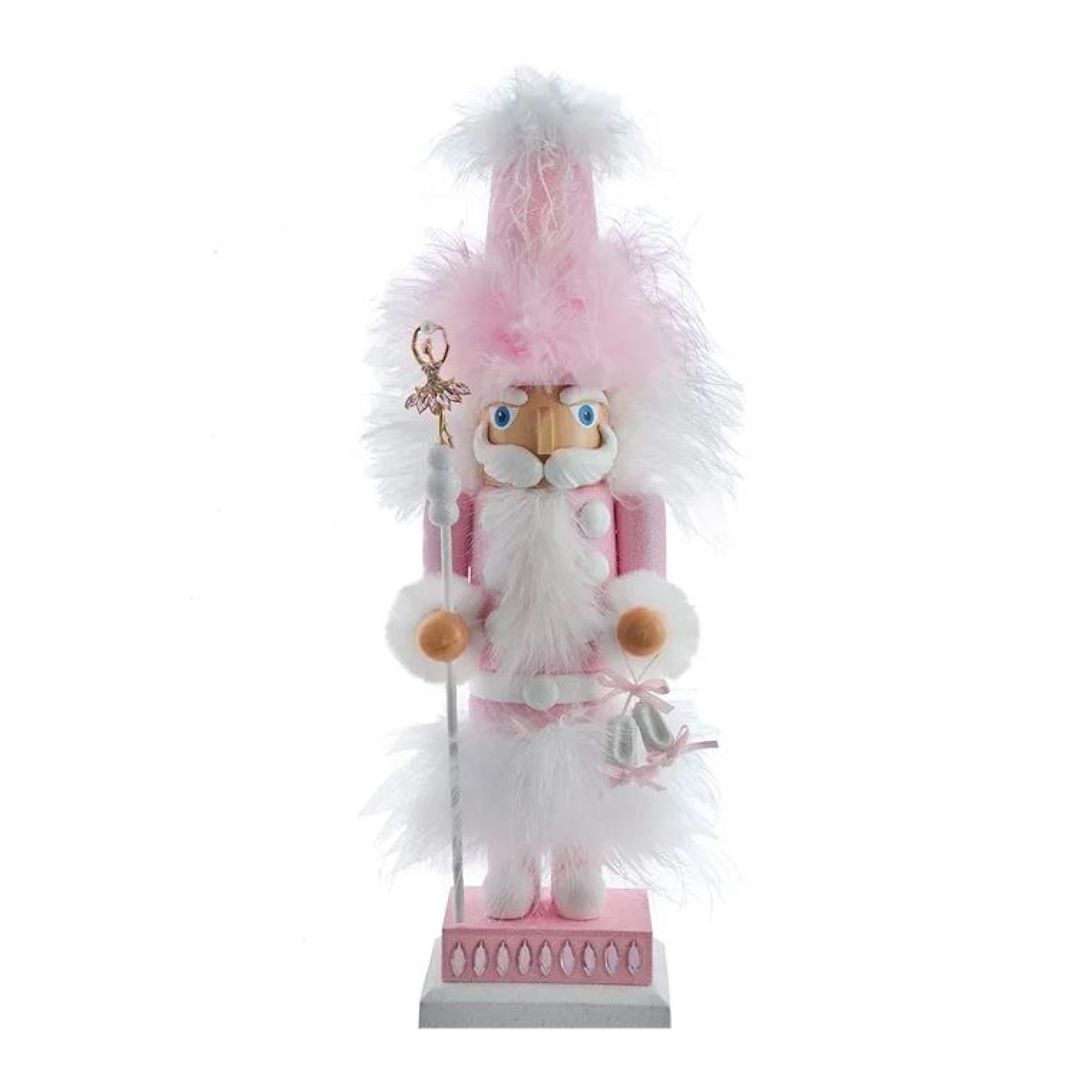 Kurt Adler Wooden Hollywood Nutcracker, Pink Ballet, 15in