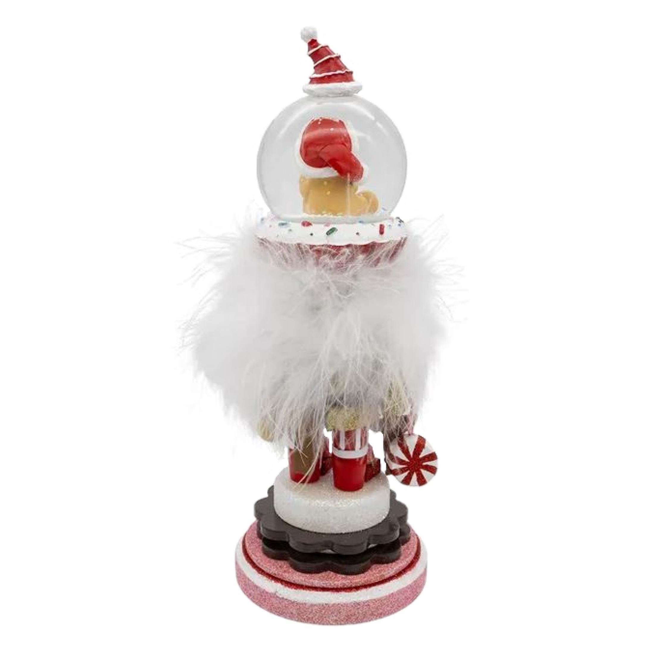 Kurt Adler Resin Hollywood Nutcracker, Gingerbread Water Globe, 10in