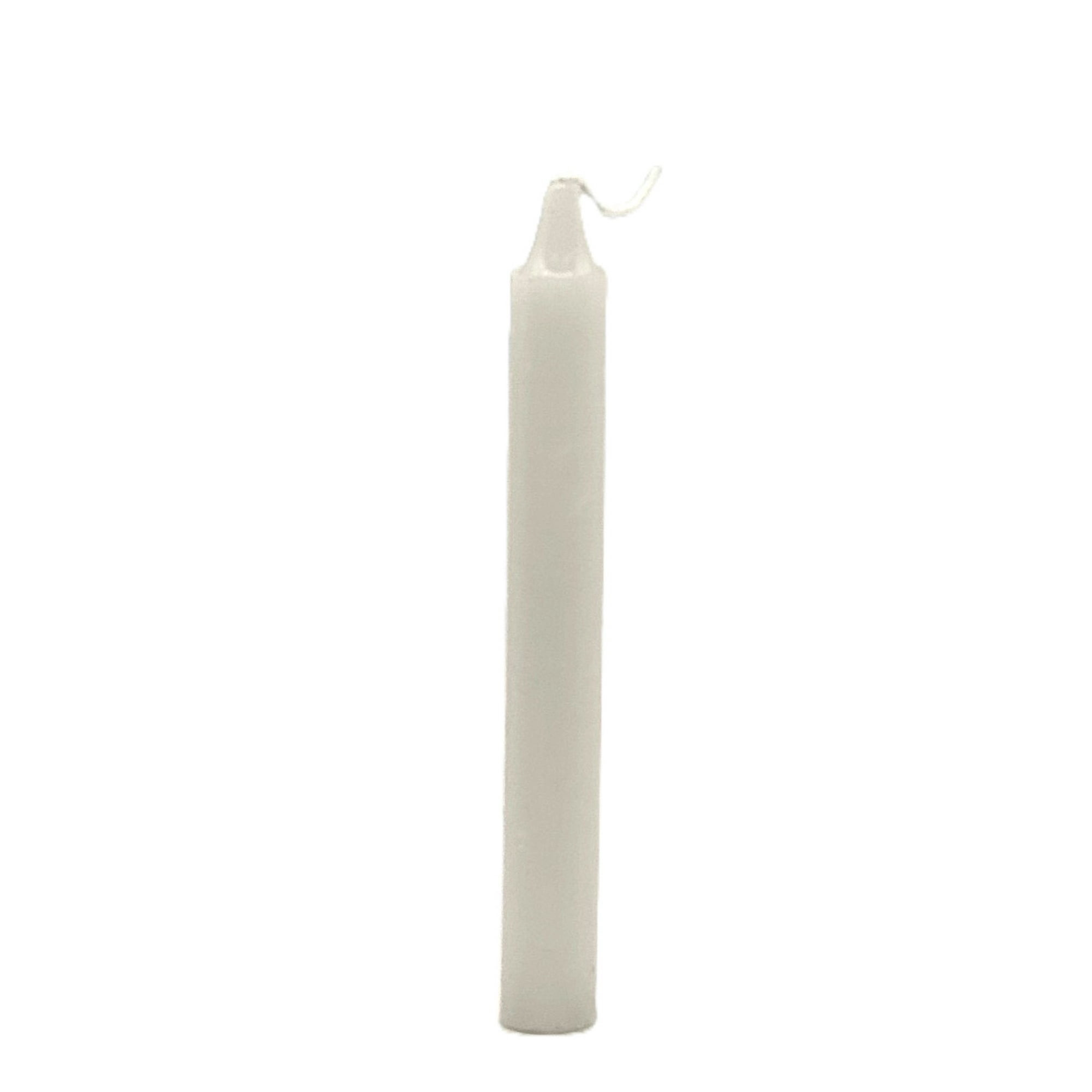 Kurt Adler 4" Dripless Wax Candles, White (12-Pieces)