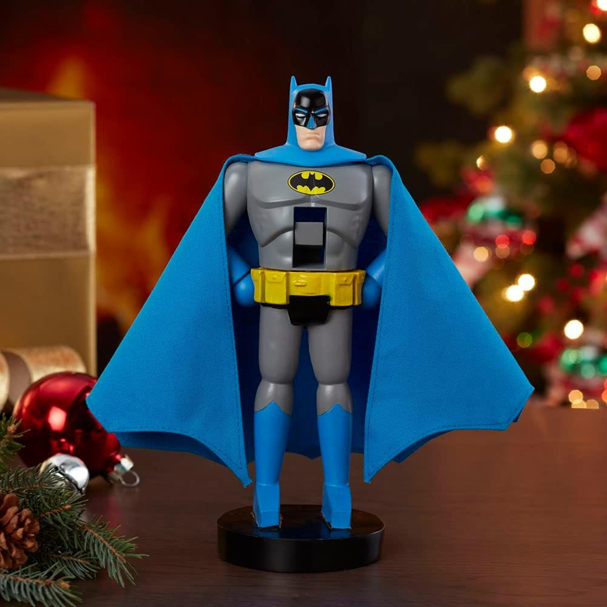 Kurt Adler Wooden Nutcrackers, DC Comics Holiday Decor, Batman, 10"