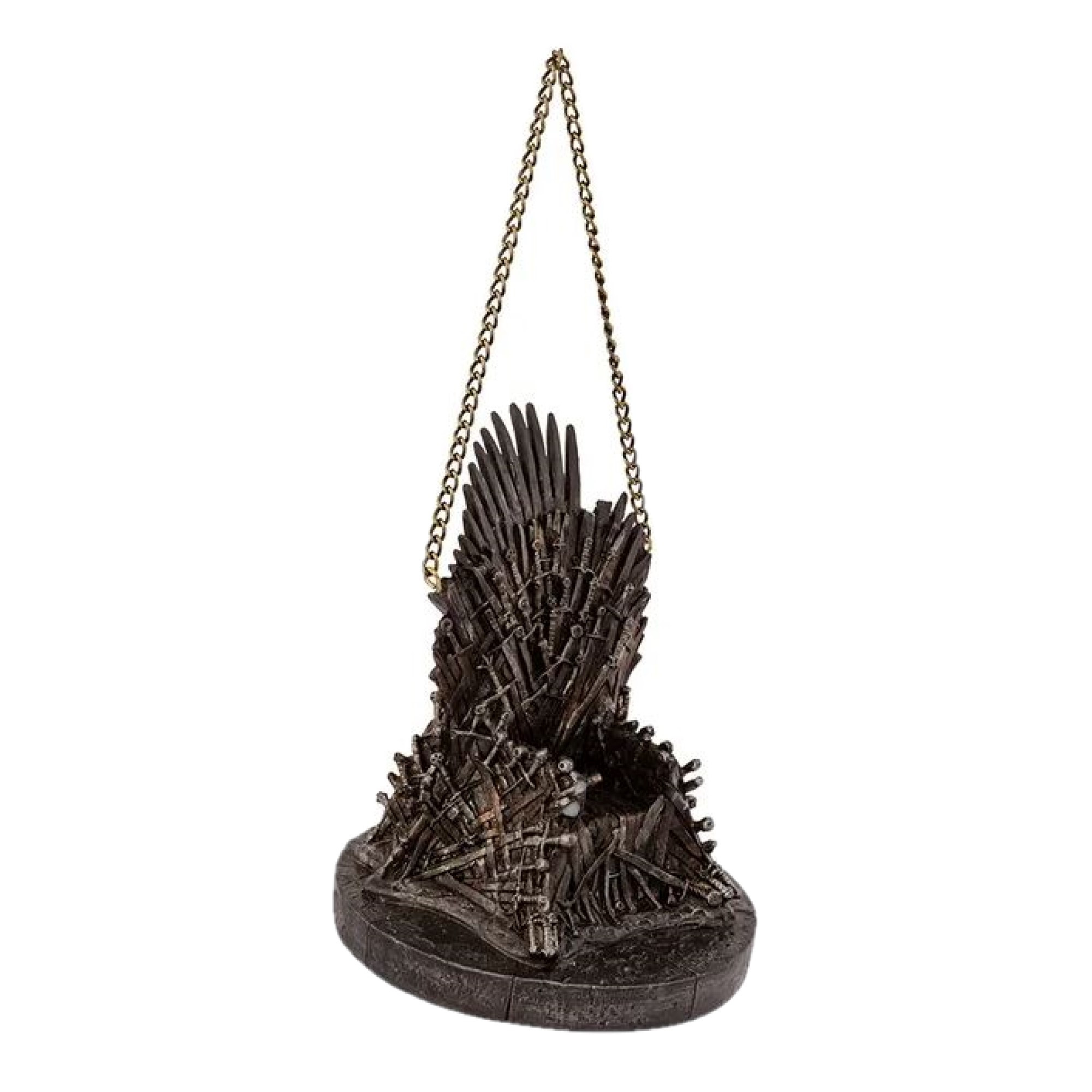 Kurt Adler Resin Ornament for Christmas Tree, Game of Thrones Iron Throne