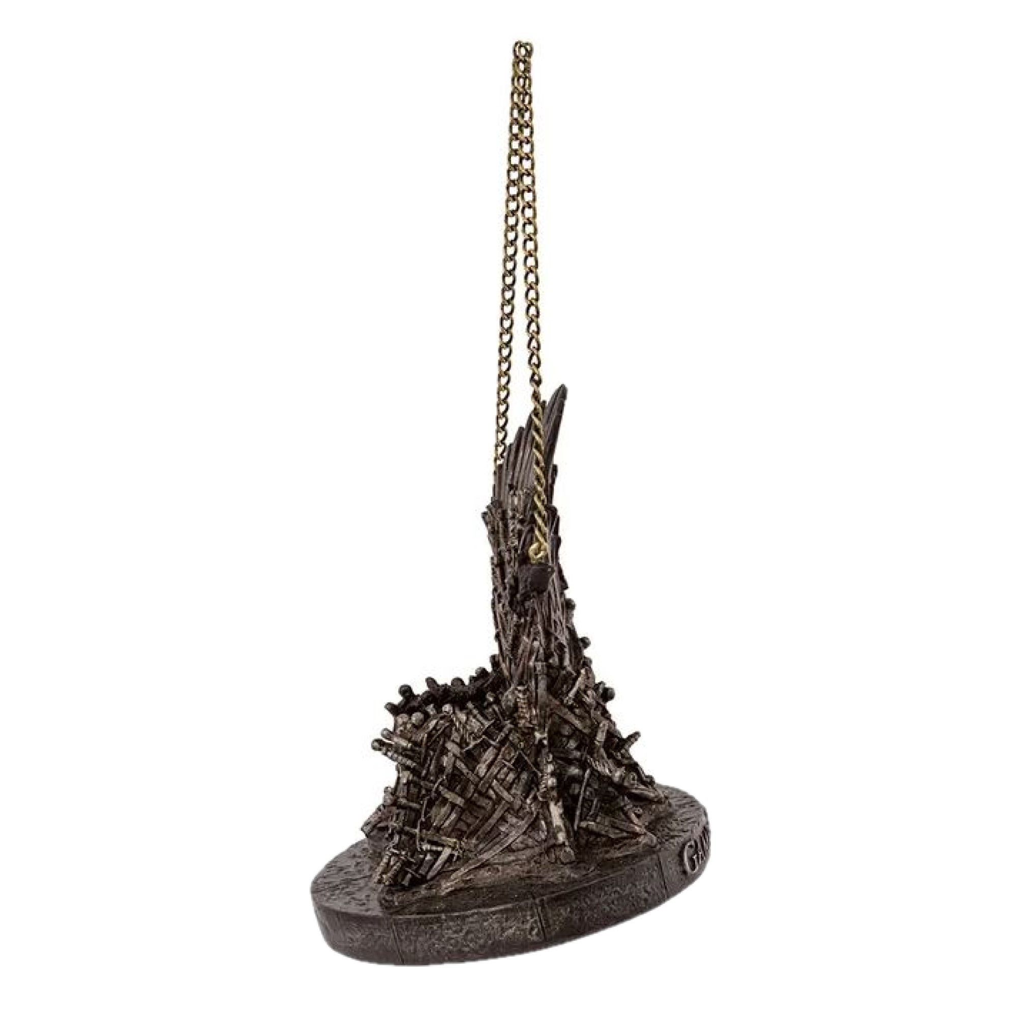 Kurt Adler Resin Ornament for Christmas Tree, Game of Thrones Iron Throne