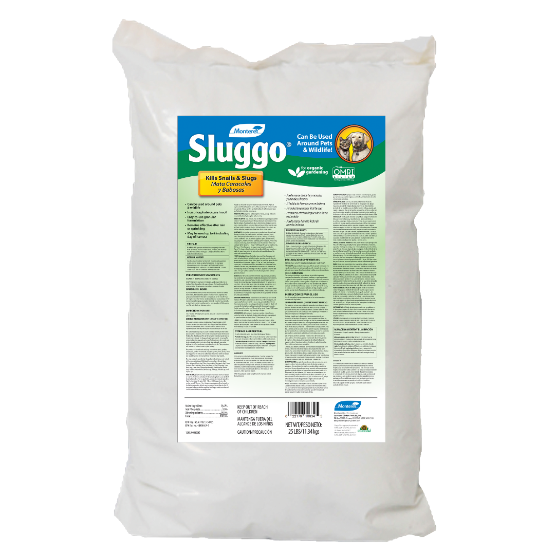 Monterey Sluggo Insect, Slug & Snail Control, 25lbs