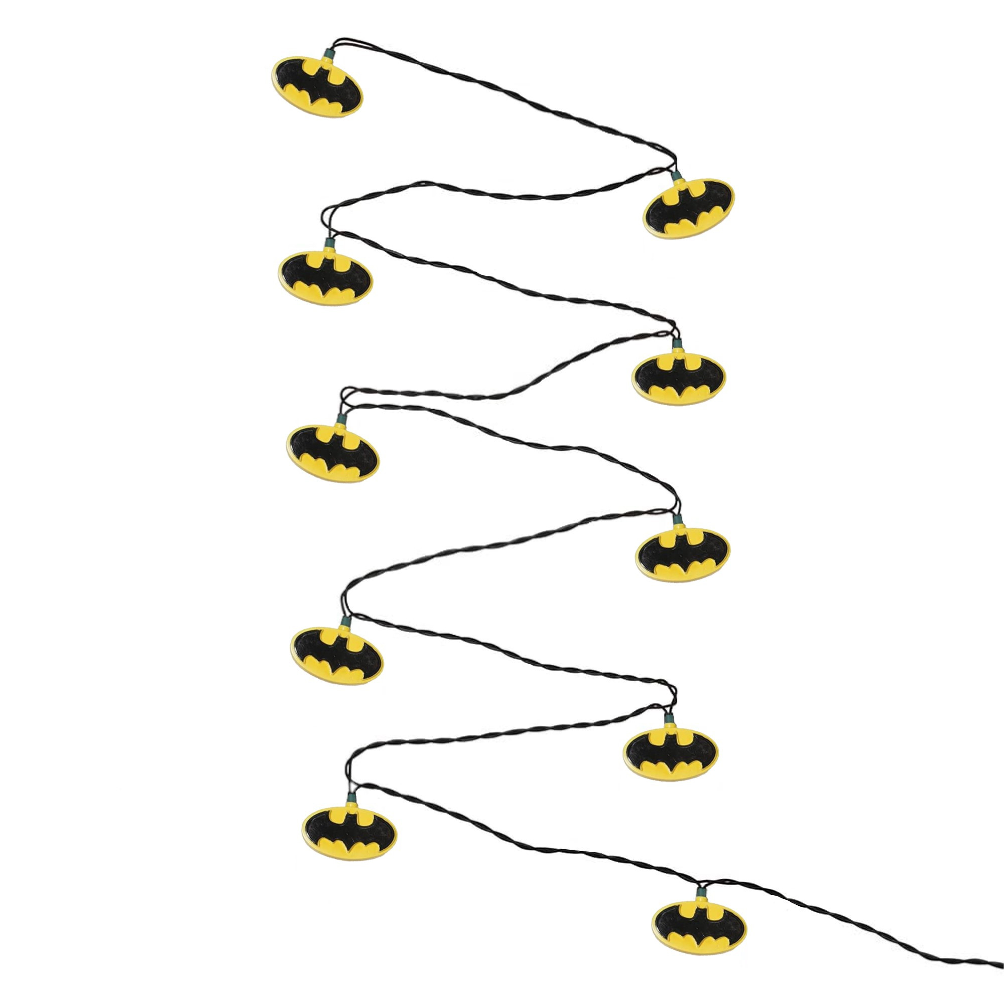 Kurt Adler Indoor/Outdoor UL 10-Light Batman Light Set, 9ft
