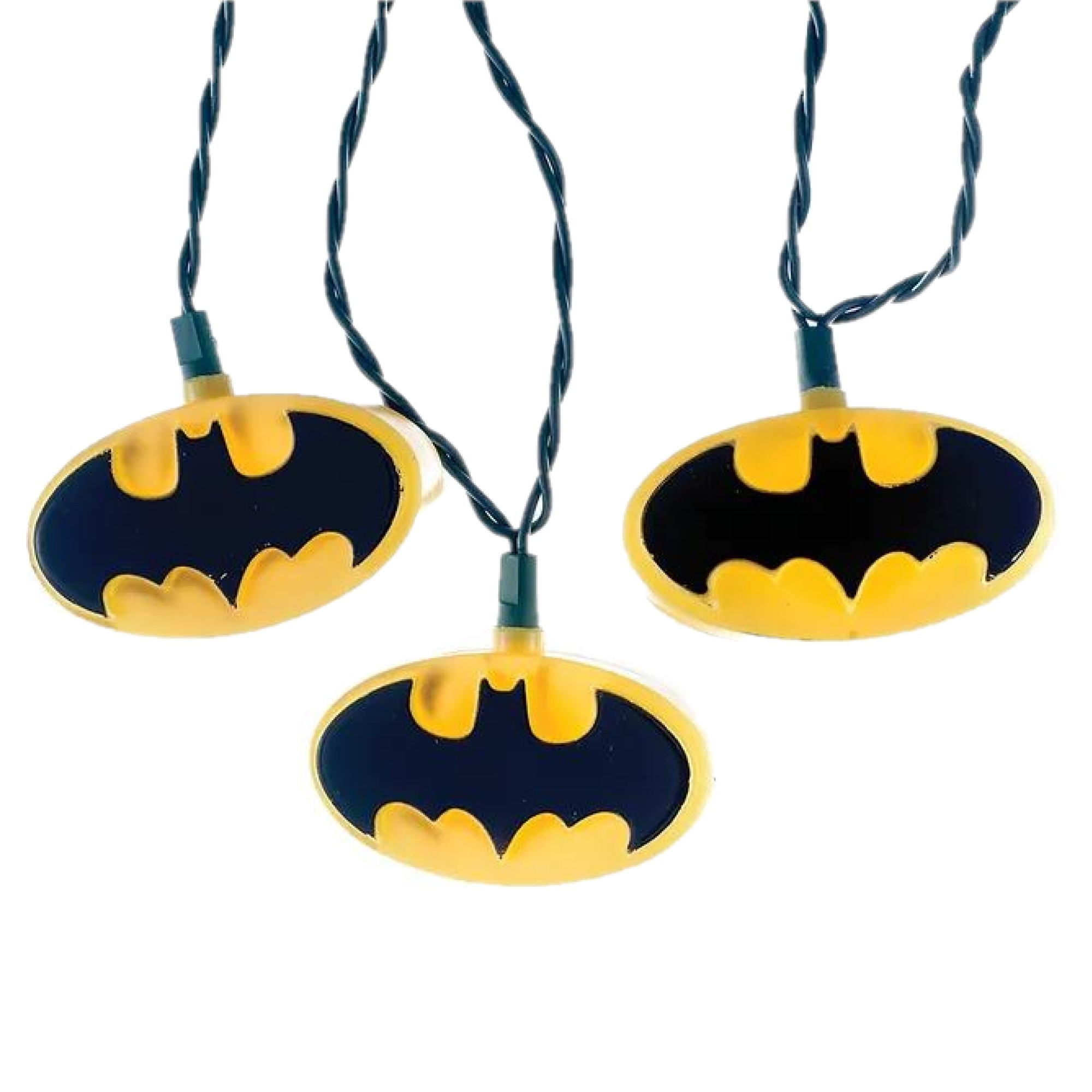 Kurt Adler Indoor/Outdoor UL 10-Light Batman Light Set, 9ft