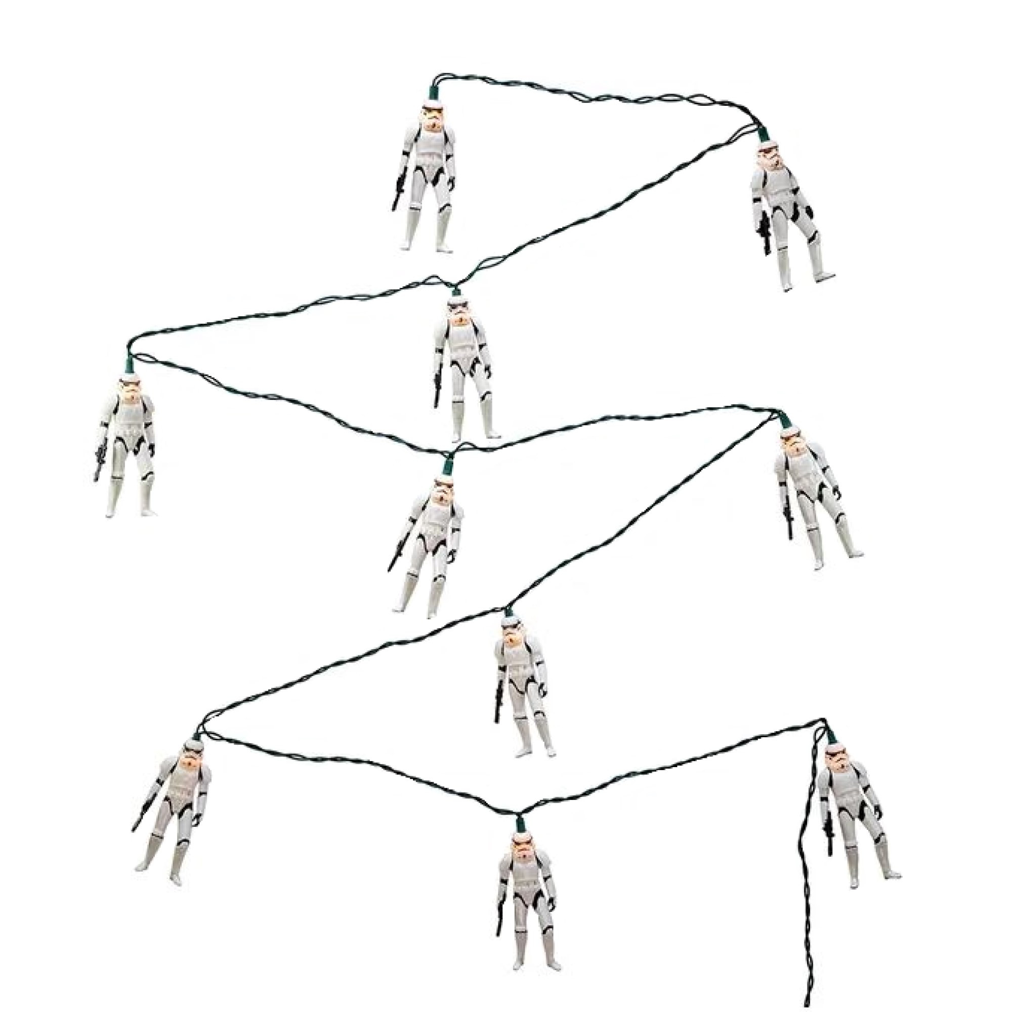 Kurt Adler Indoor/Outdoor UL 10-Light Storm Trooper Suit Light Set, 9ft