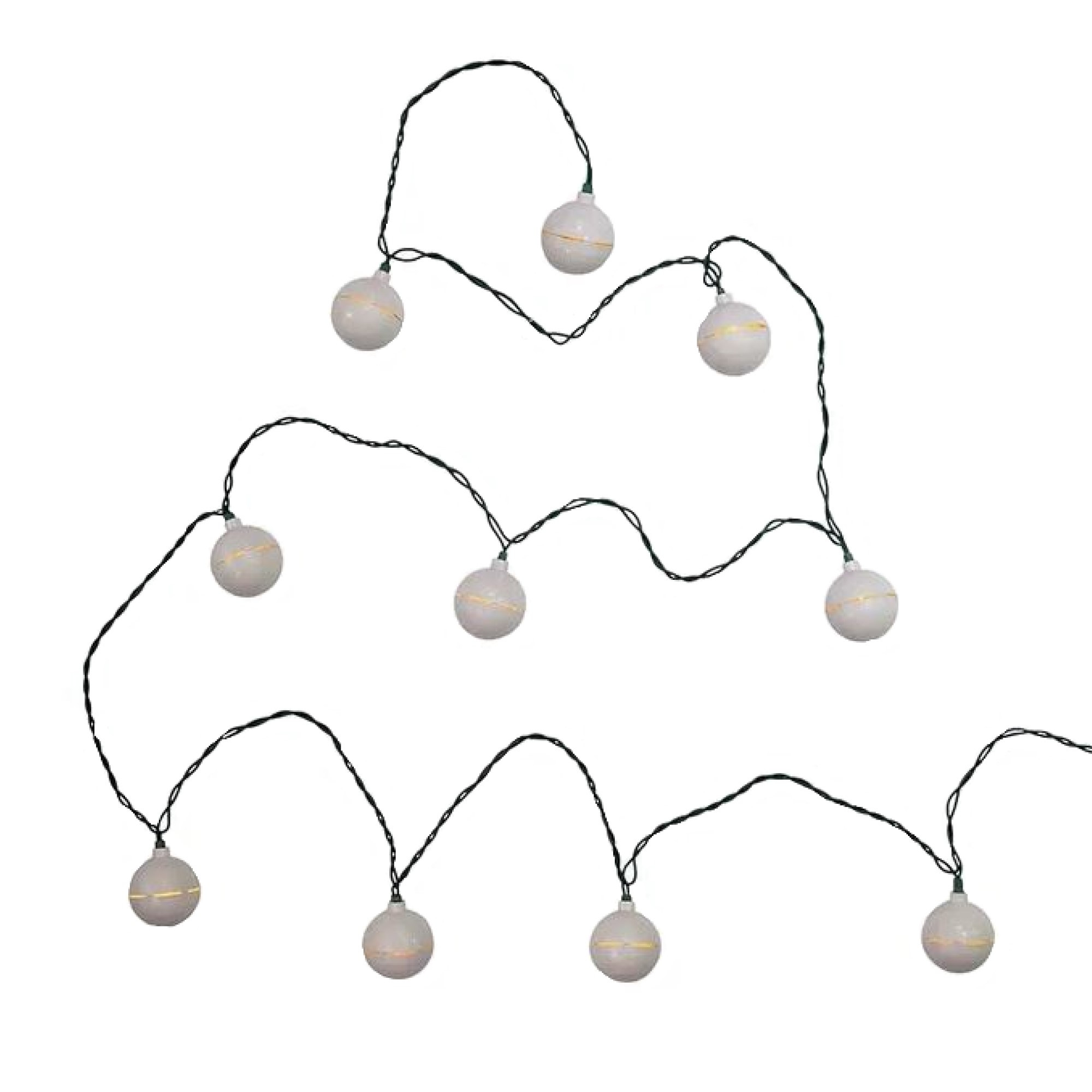 Kurt Adler Indoor/Outdoor UL 10-Light Death Star Light Set, 9ft