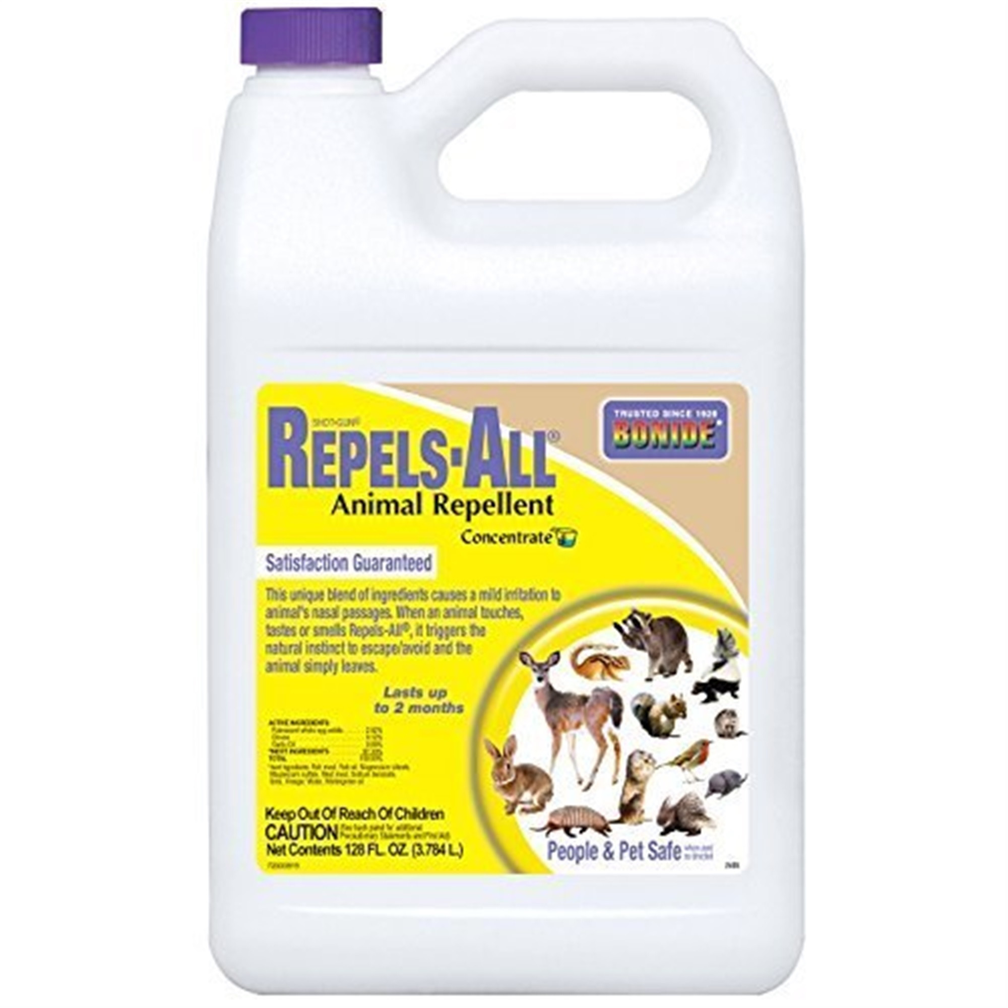 Bonide Repels-All Animal Repellent for Outdoor Pest Control, Concentrate, 1 Gallon