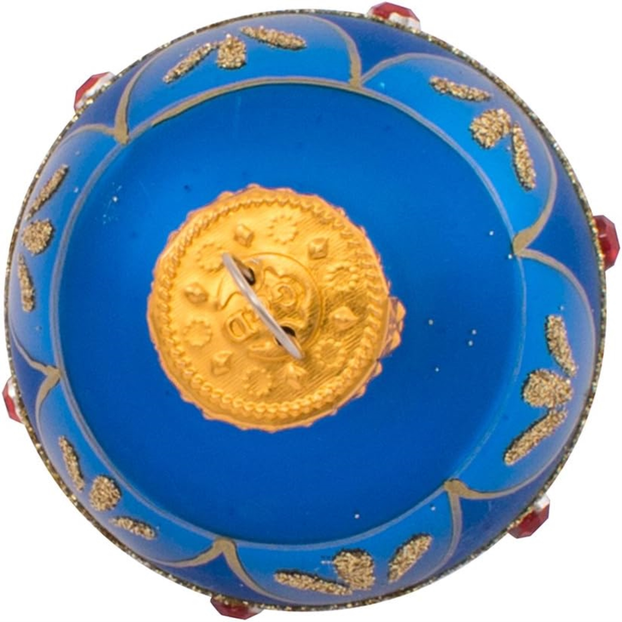 Kurt Adler Glass Ornaments for Christmas Tree, Miniature Decorative Eggs, Assorted (9 Piece Set)