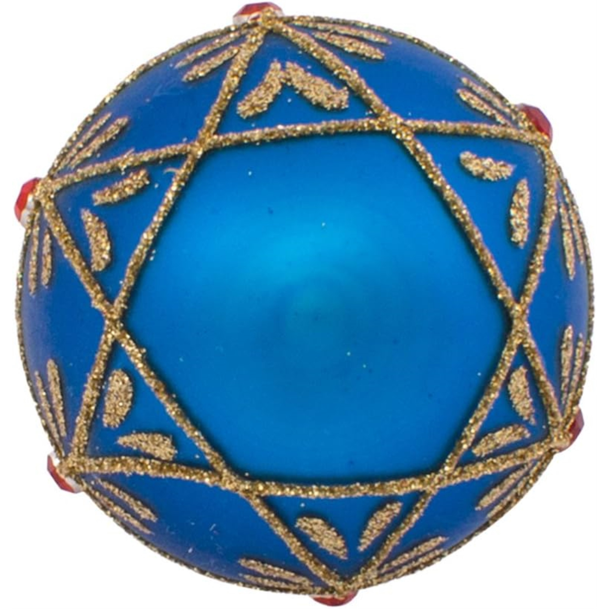 Kurt Adler Glass Ornaments for Christmas Tree, Miniature Decorative Eggs, Assorted (9 Piece Set)