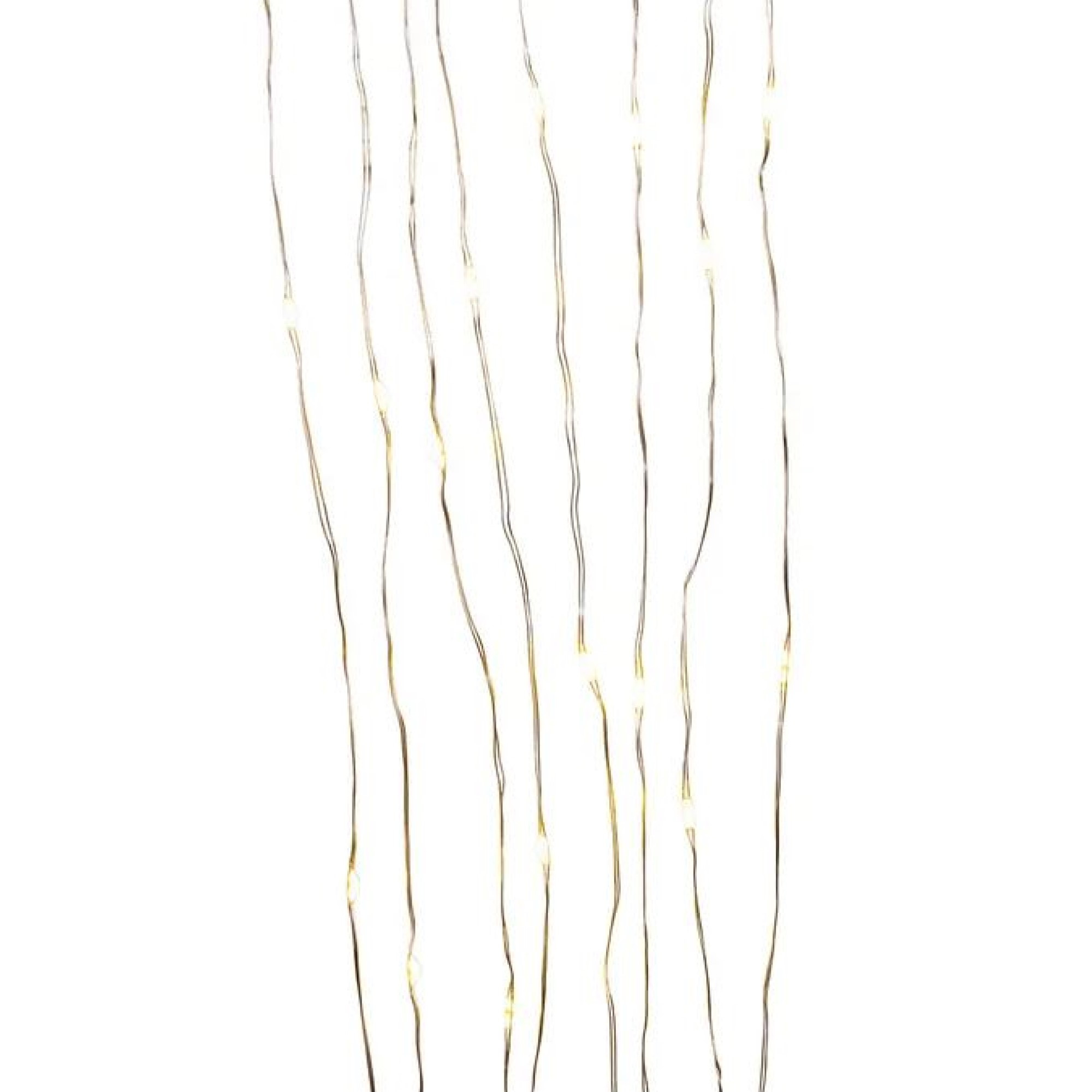 Kurt Adler Indoor Battery Operated 25-Light LED Warm White Fairy String Light Set, 8ft