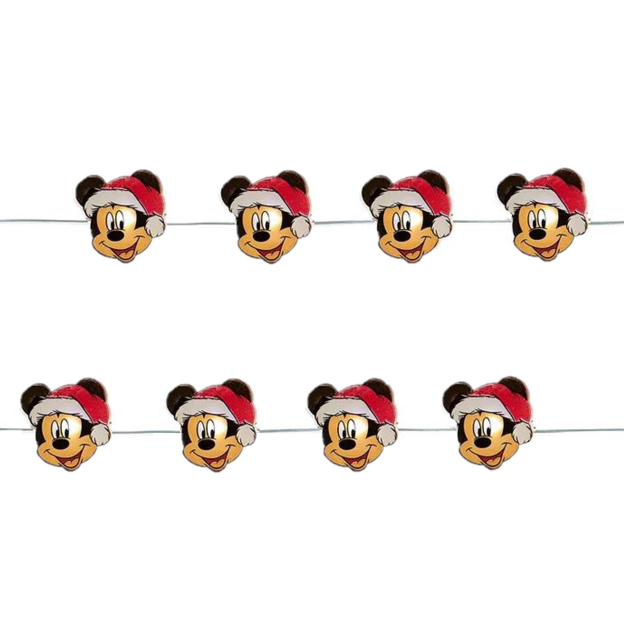 Kurt Adler Indoor Battery Operated 20-Light LED Disney Mickey Mouse Light Set, 9ft