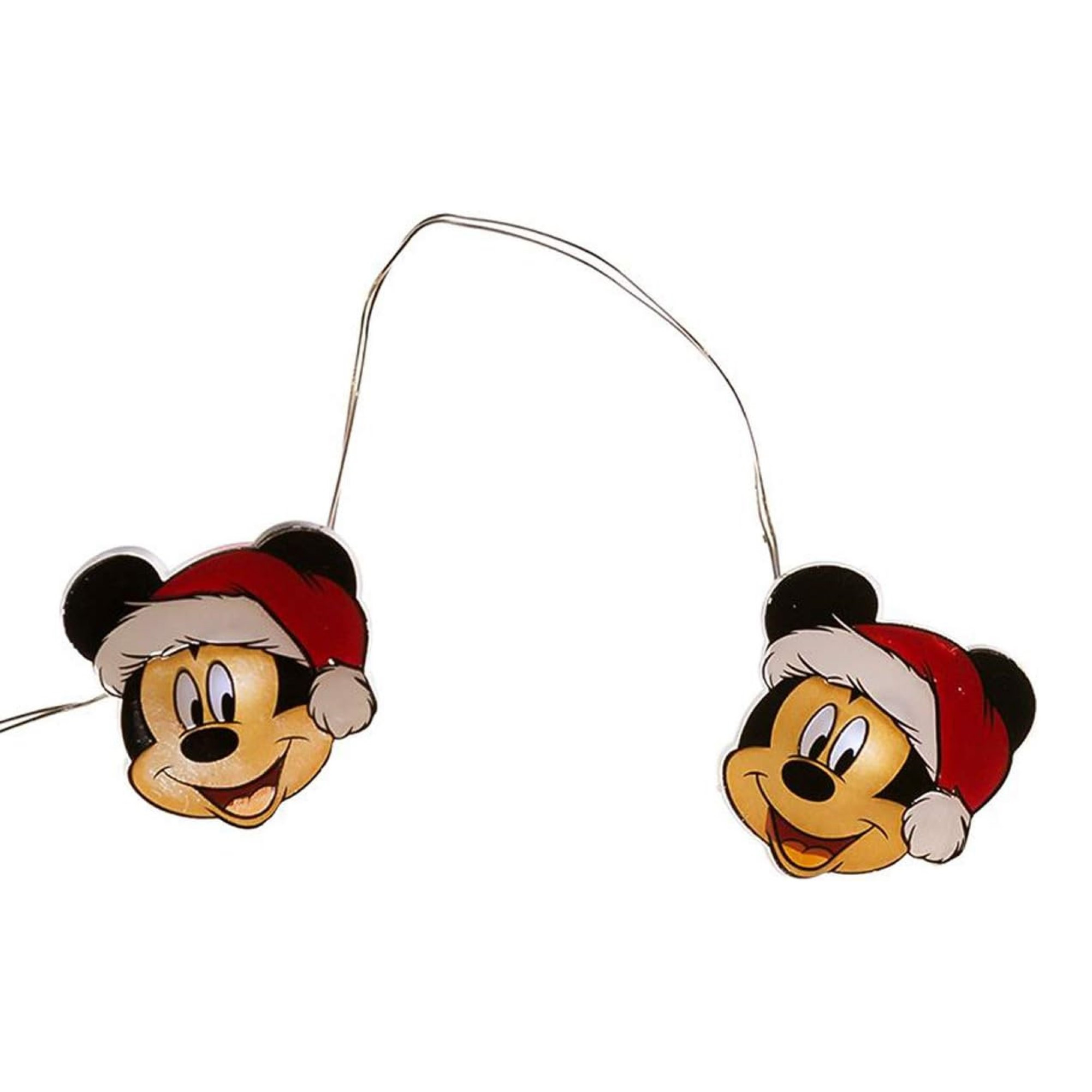 Kurt Adler Indoor Battery Operated 20-Light LED Disney Mickey Mouse Light Set, 9ft
