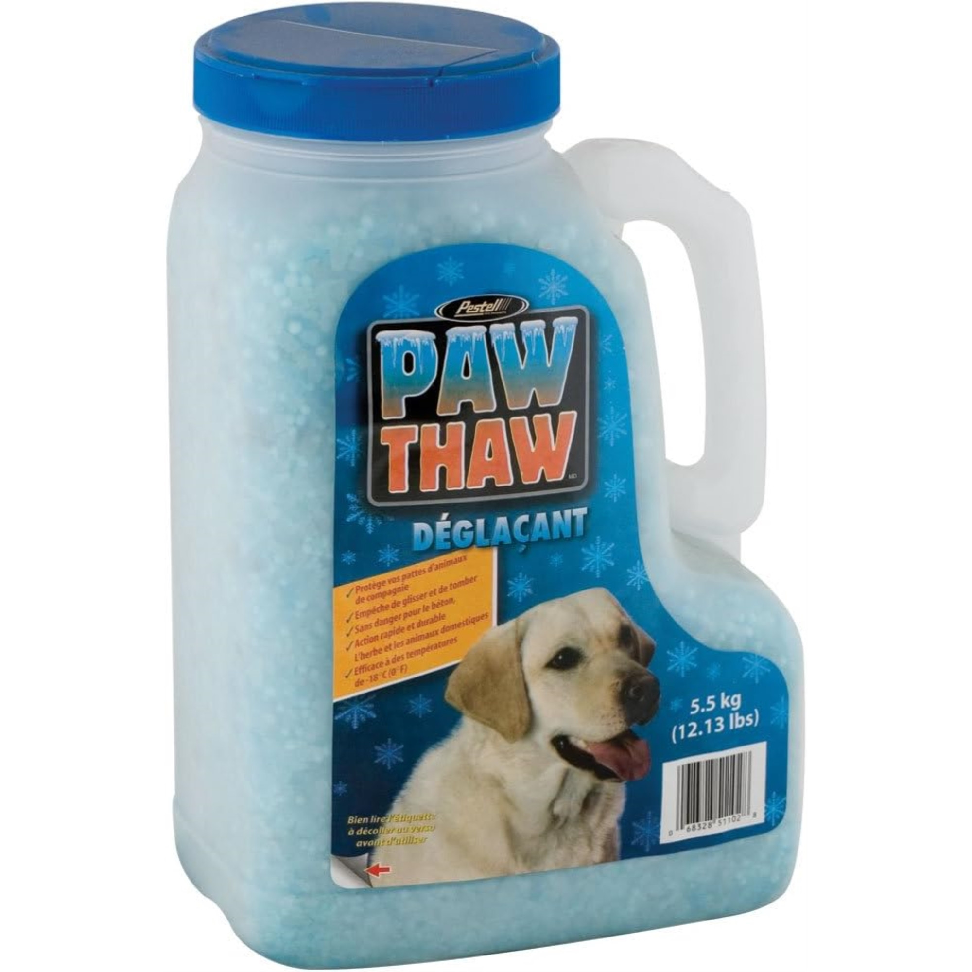 Pestell Paw Thaw Pet Friendly Ice Melter, 12-Pound Jug