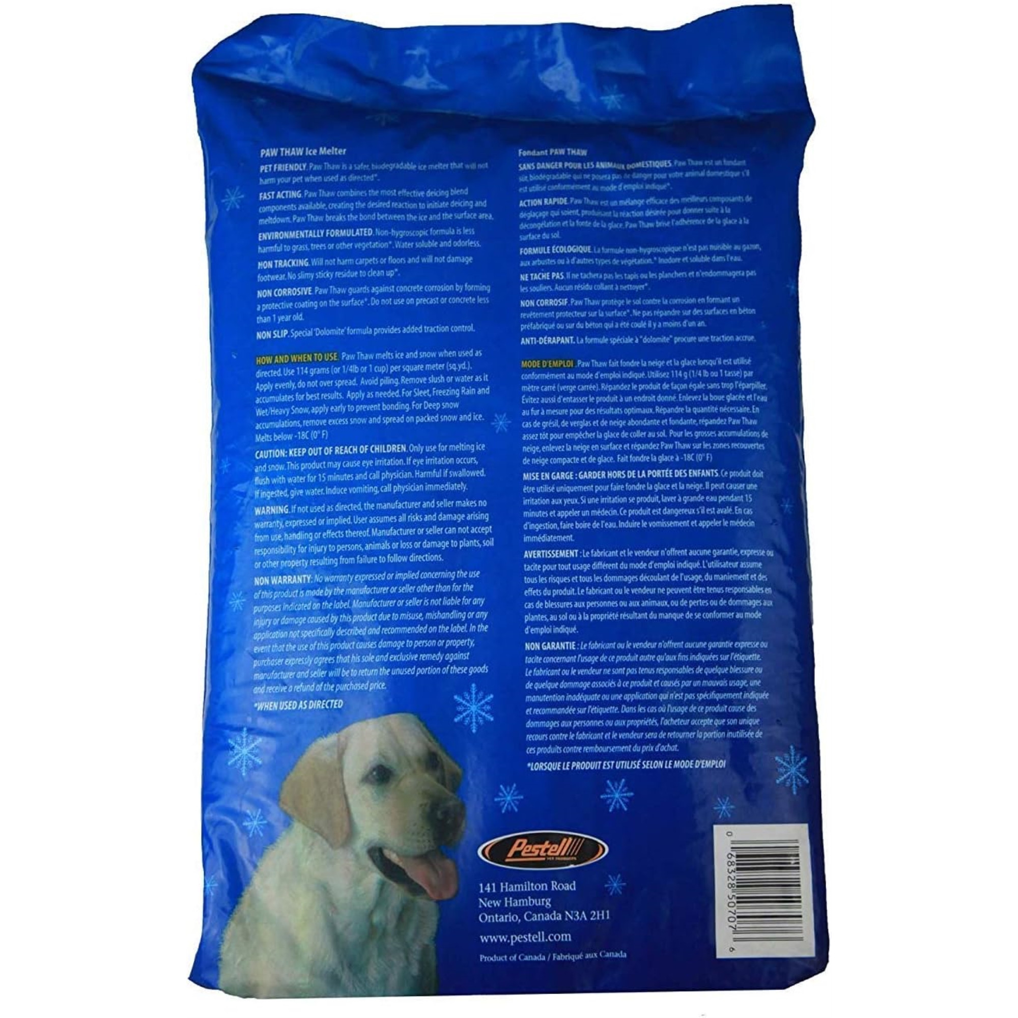 Pestell Paw Thaw Pet Friendly Ice Melter, 25-Pound Bag