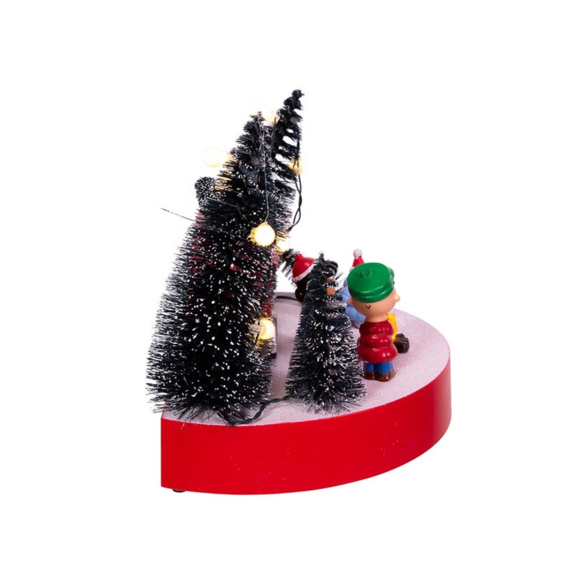 Kurt Adler Peanuts Battery-Operated LED Musical Camper Table Piece, 7"