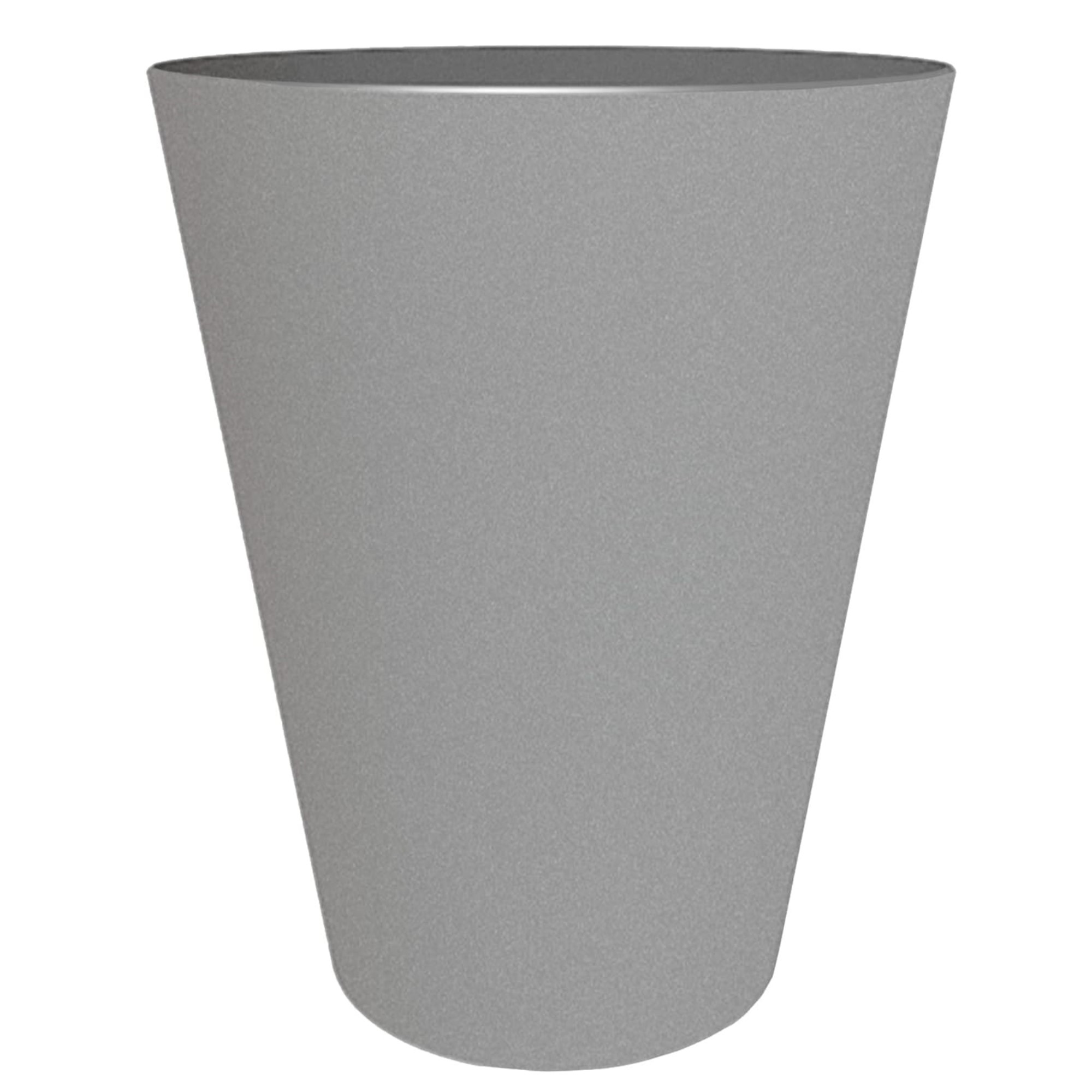 Bloem Indoor/Outdoor Tall Finley Tapered Round, 100% Recycled Plastic Pot, 4 Gallon Soil Capacity, 14”